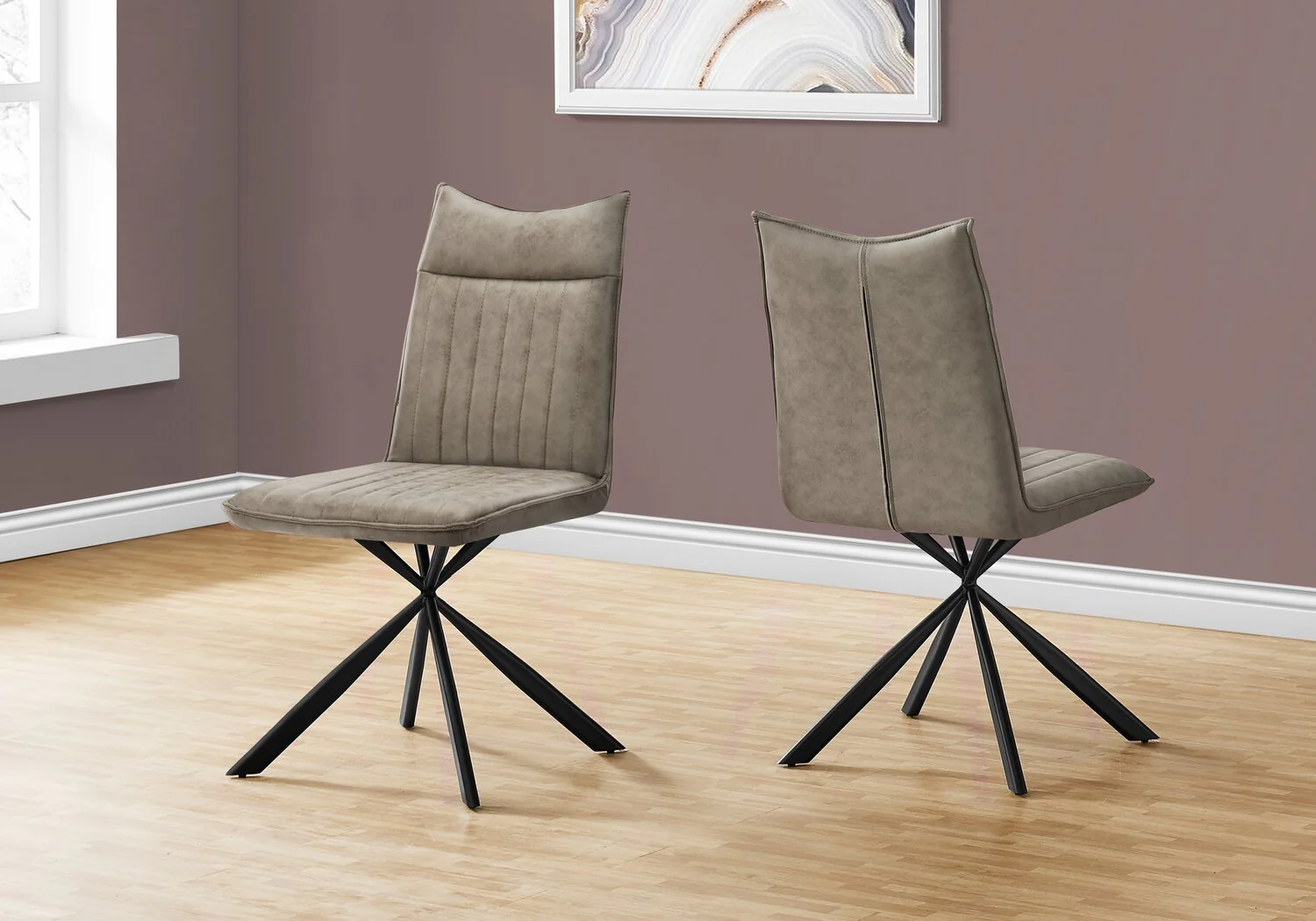Kanton Dining Chair - Taupe - Image 3
