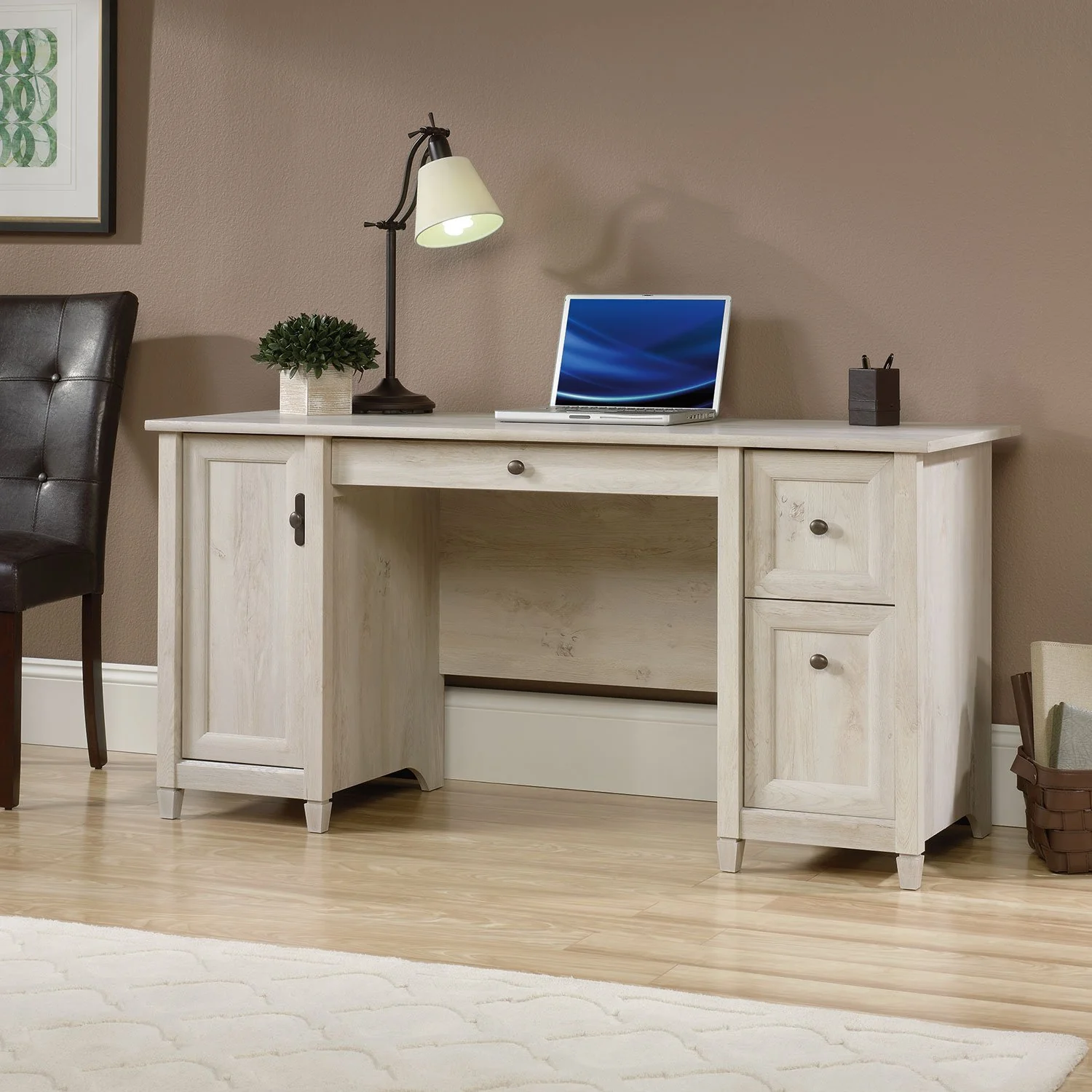 Kidderminster Computer Desk - Chalked Chestnut - Image 3