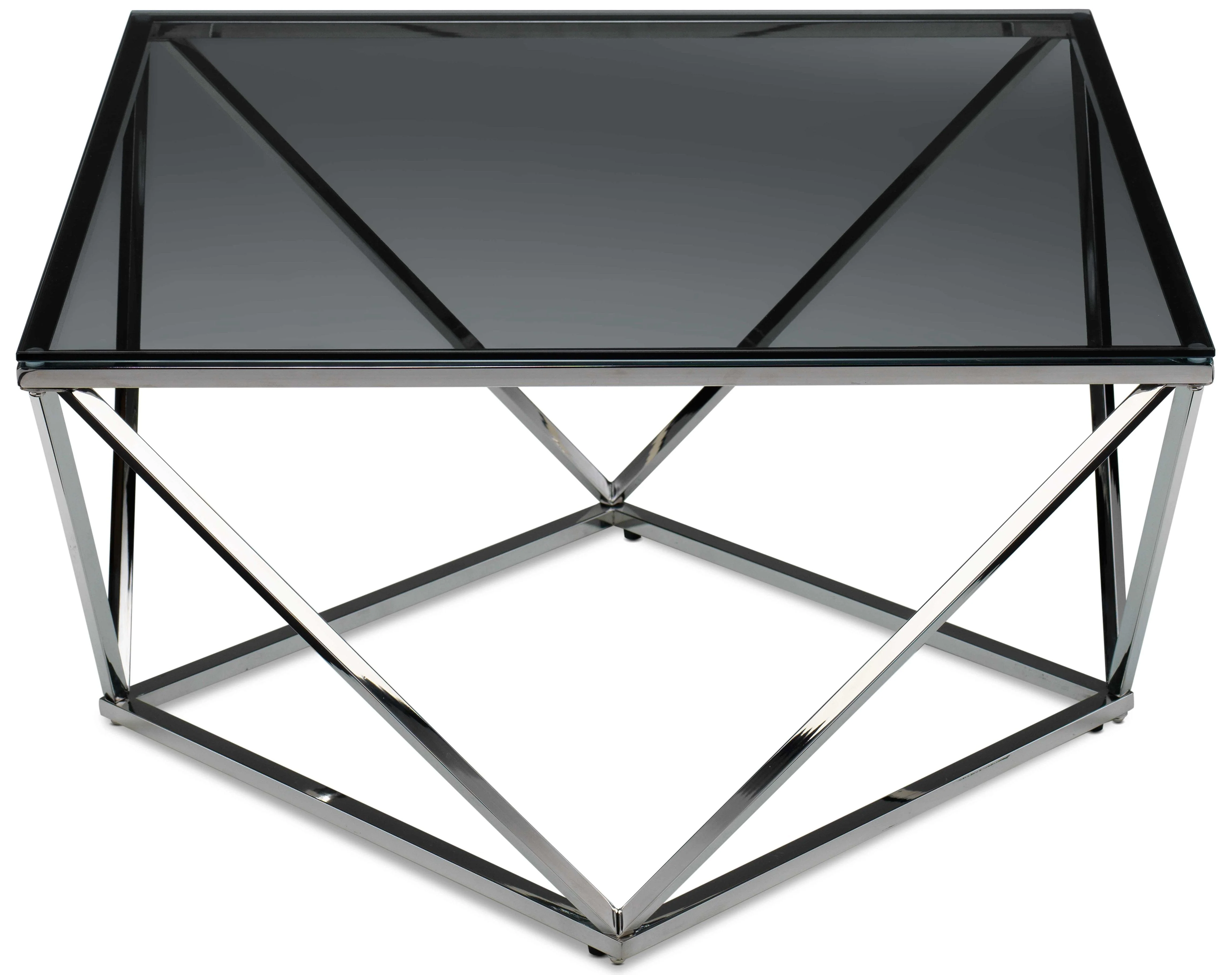 Kieran Coffee Table - Silver/Black - Image 4