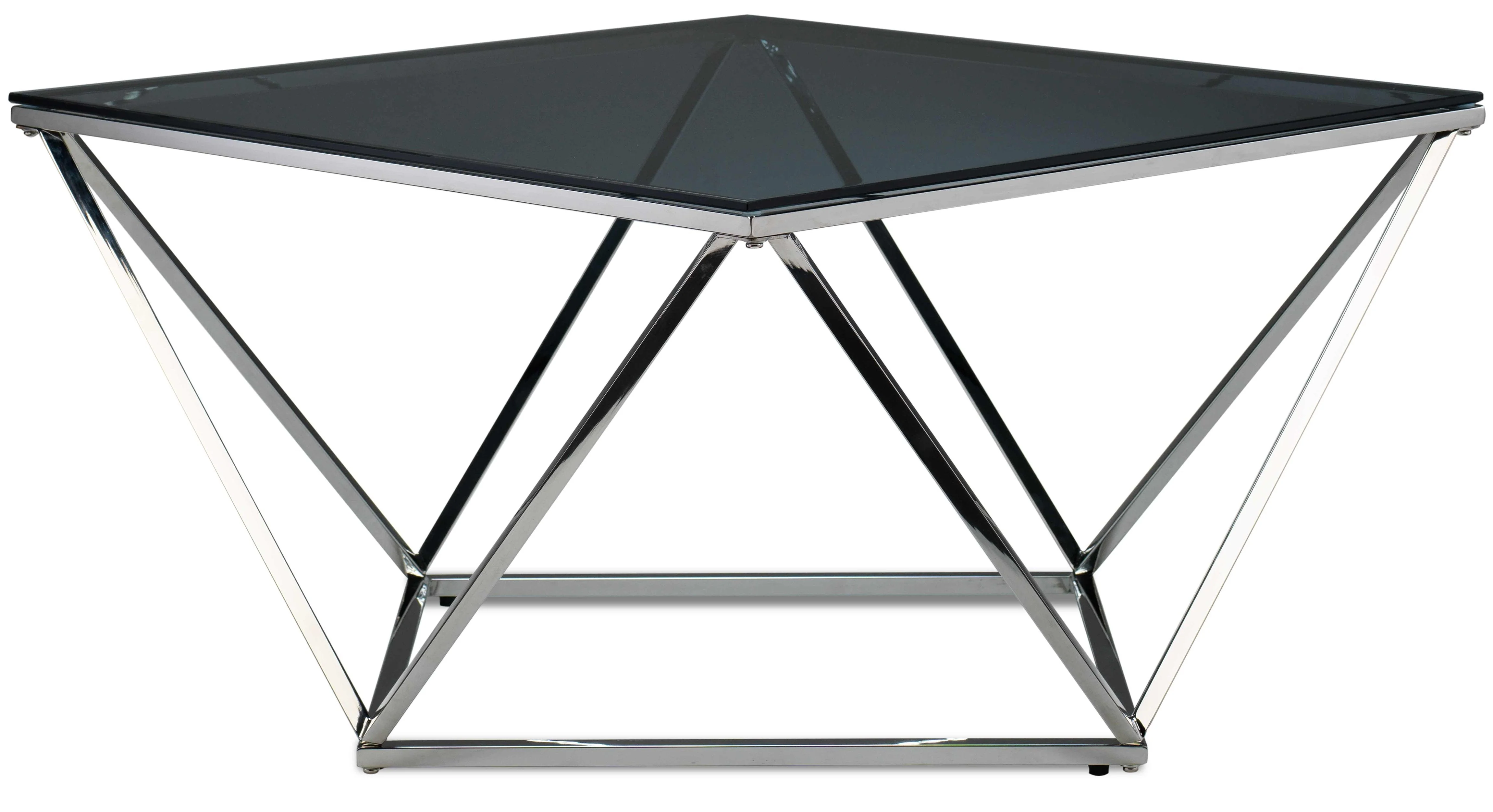 Kieran Coffee Table - Silver/Black - Image 5
