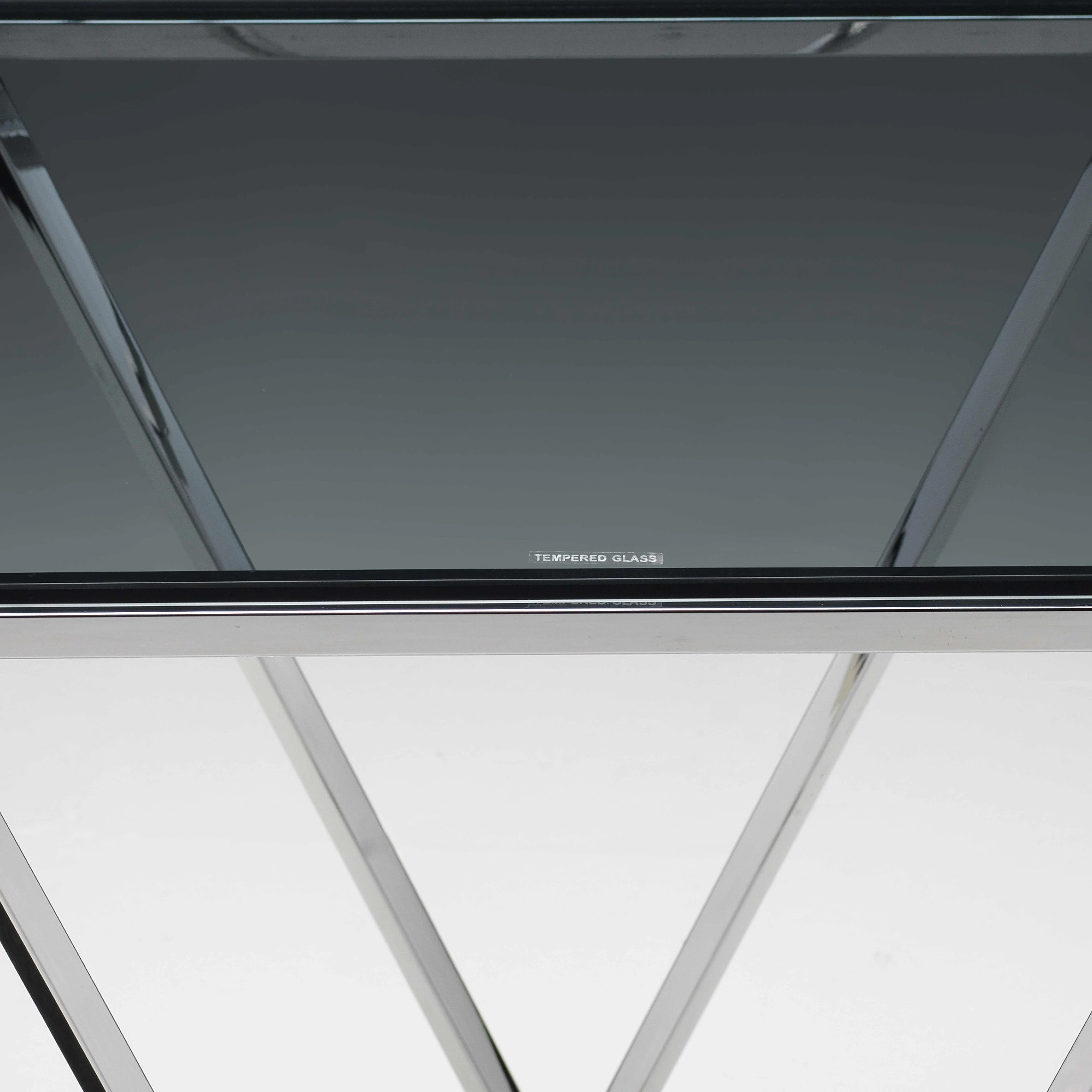 Kieran End Table - Silver/Black - Image 4