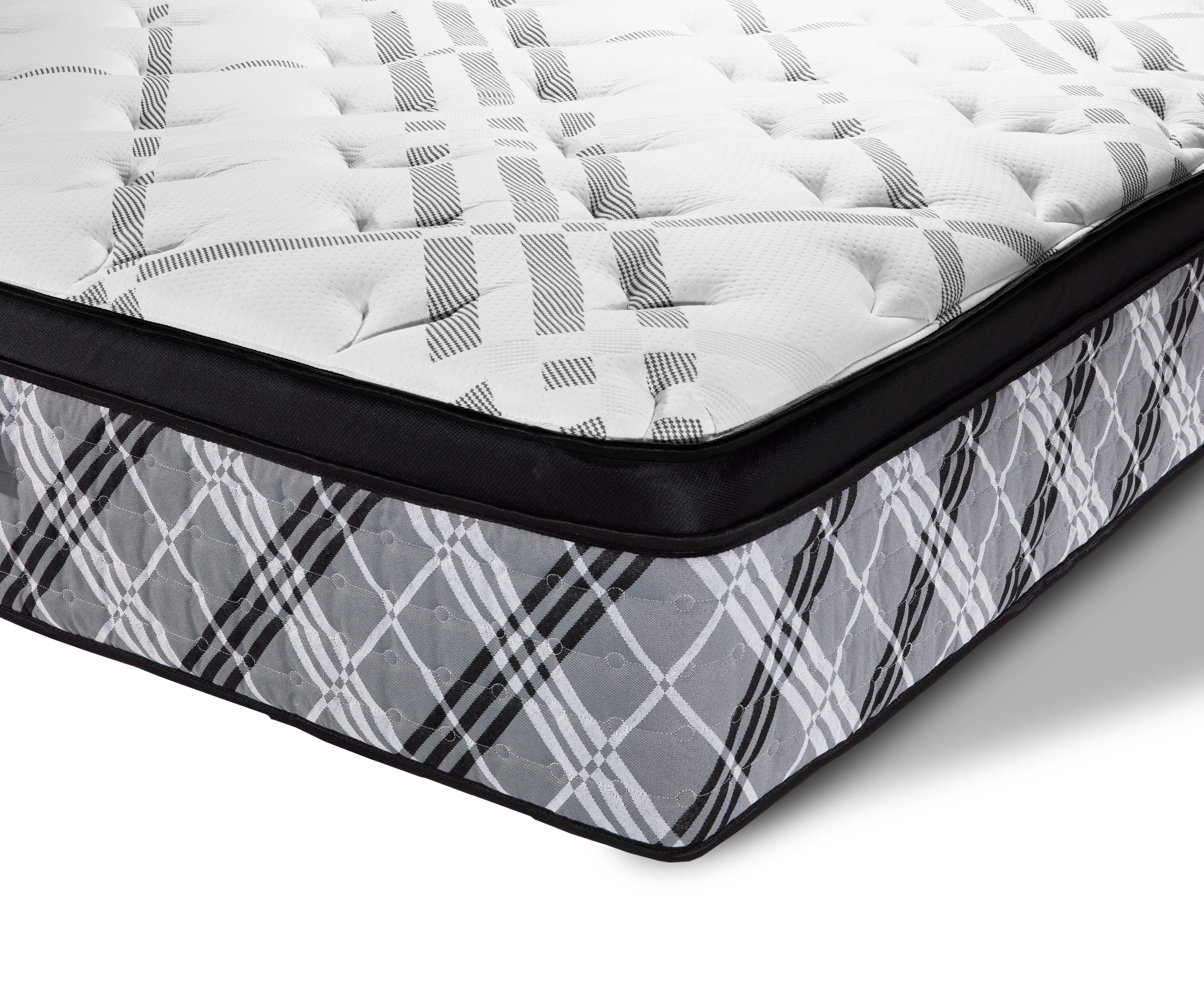 Kingsdown Falcon Plush Queen Mattress and Boxspring Set