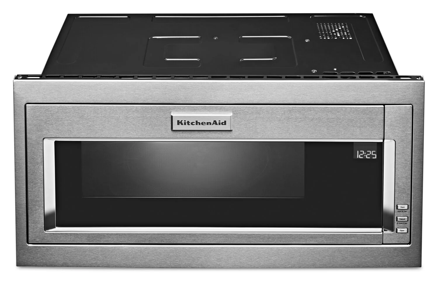 KitchenAid 1.1 Cu. Ft. Built-In Low Profile Microwave and Slim Trim Kit - YKMBT5011KS - Image 6