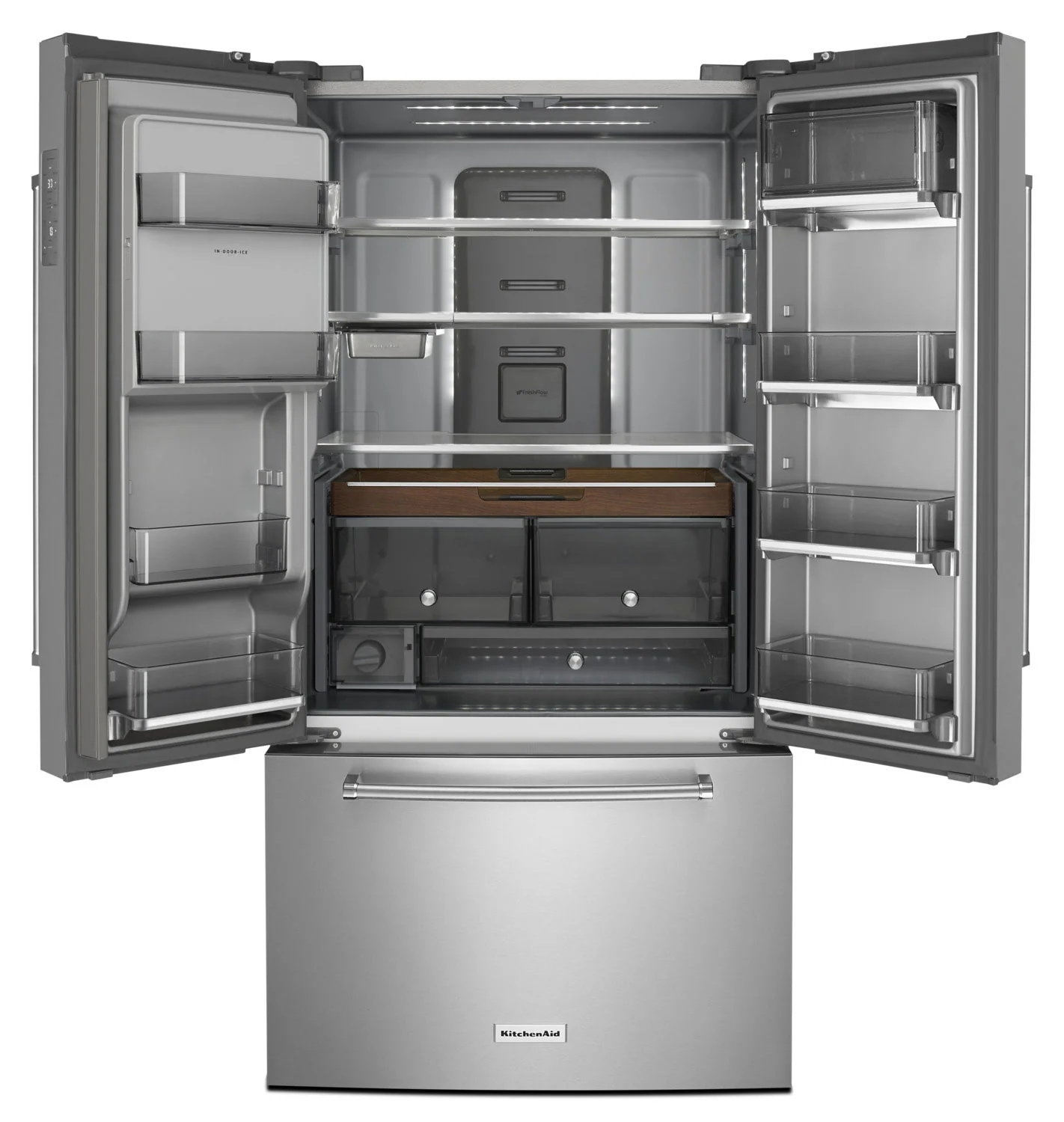 KitchenAid 23.8 Cu. Ft. French-Door Refrigerator - KRFC704FPS - Image 2