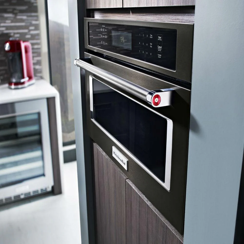 KitchenAid 27" Built-In Microwave Oven with Convection Cooking - KMBP107EBS - Image 3