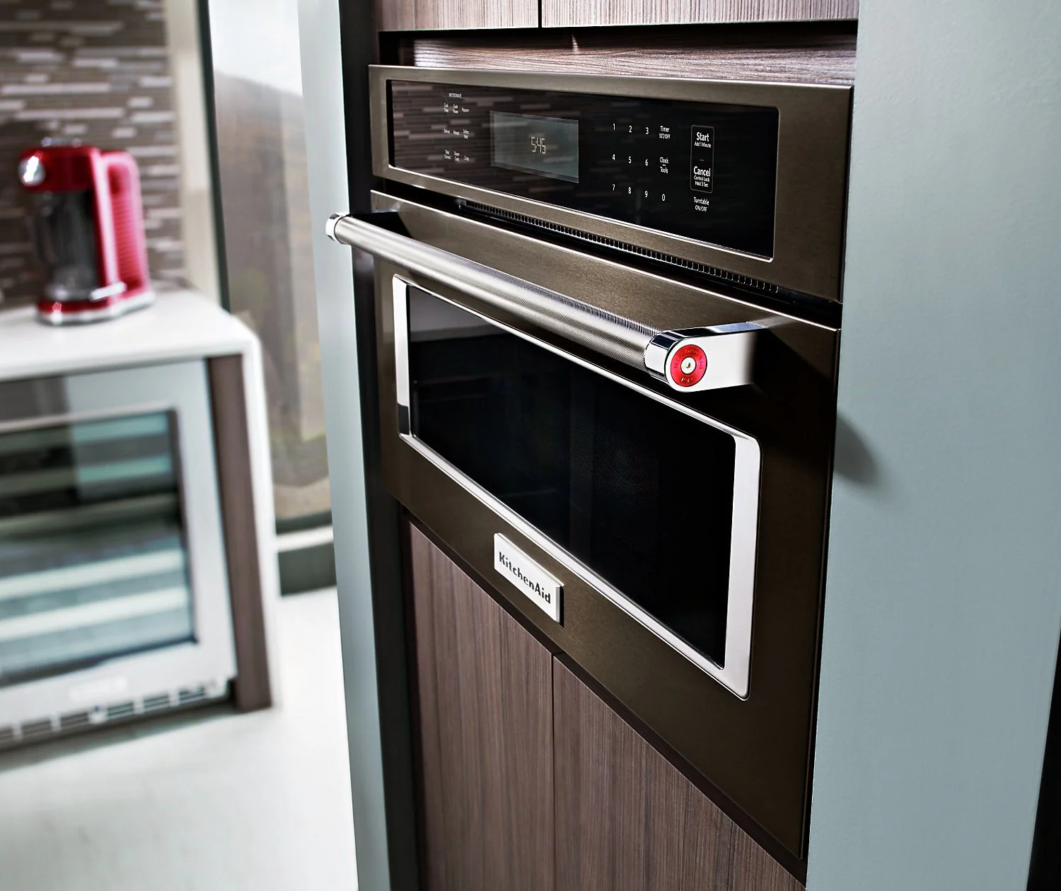 KitchenAid 30" Built-In Microwave Oven with Convection Cooking - KMBP100EBS - Image 2