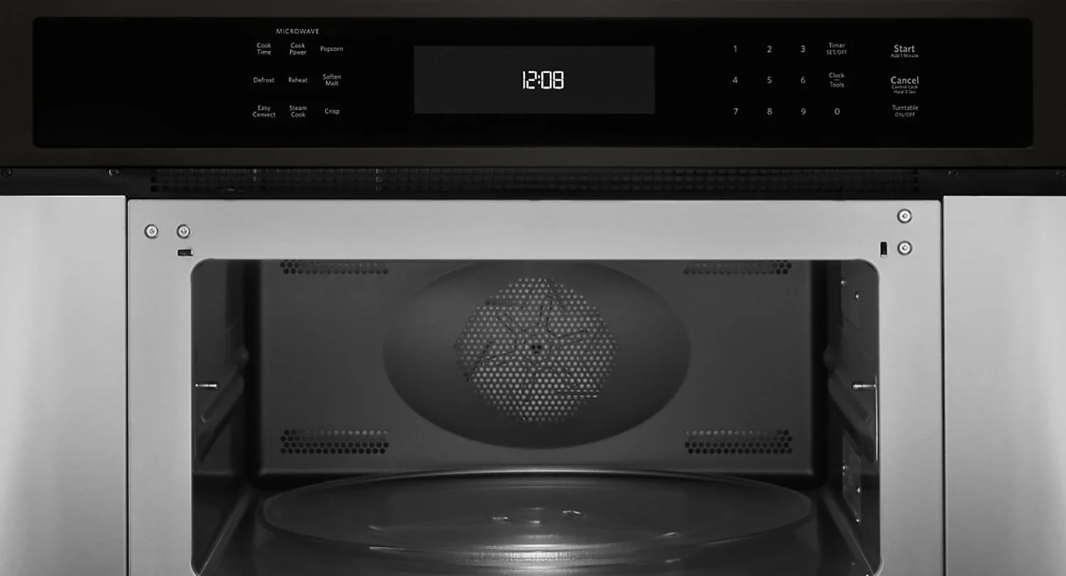 KitchenAid 30" Built-In Microwave Oven with Convection Cooking - KMBP100EBS - Image 4