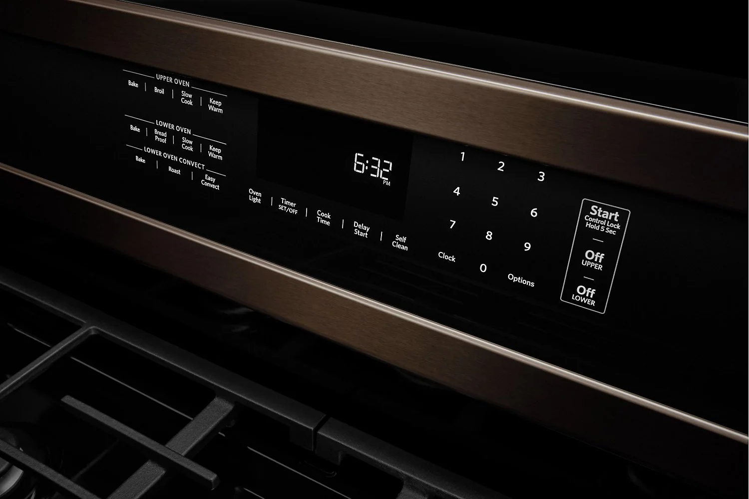 KitchenAid 30" Gas Double Oven Convection Range - KFGD500EBS - Image 6