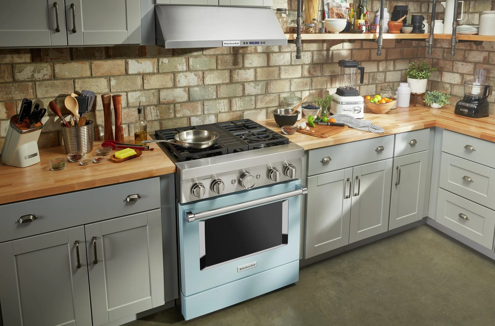 KitchenAid 30'' Smart Commercial-Style Gas Range - KFGC500JIB - Image 3