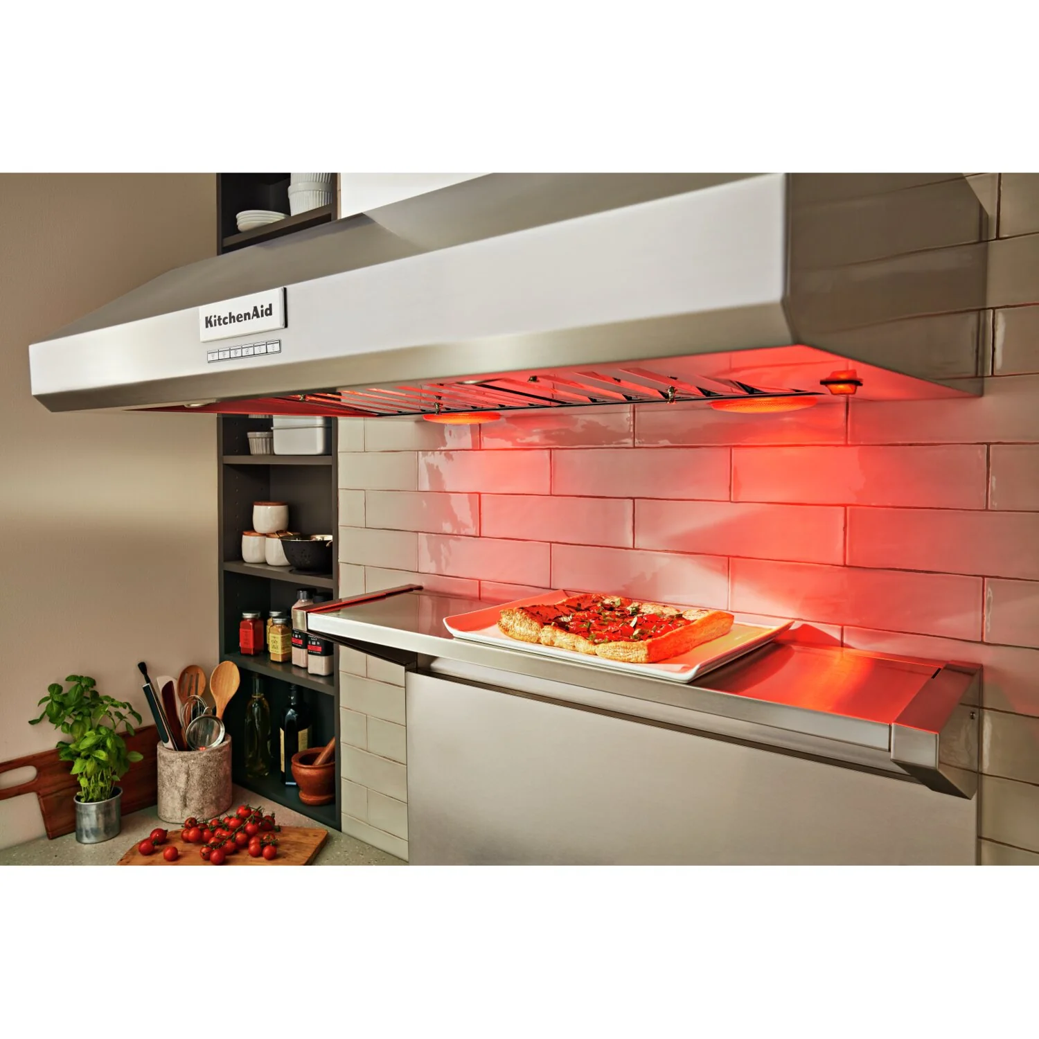KitchenAid® 36" Commercial-Style Wall-Mount Canopy Range Hood - KVWC956KSS - Image 8