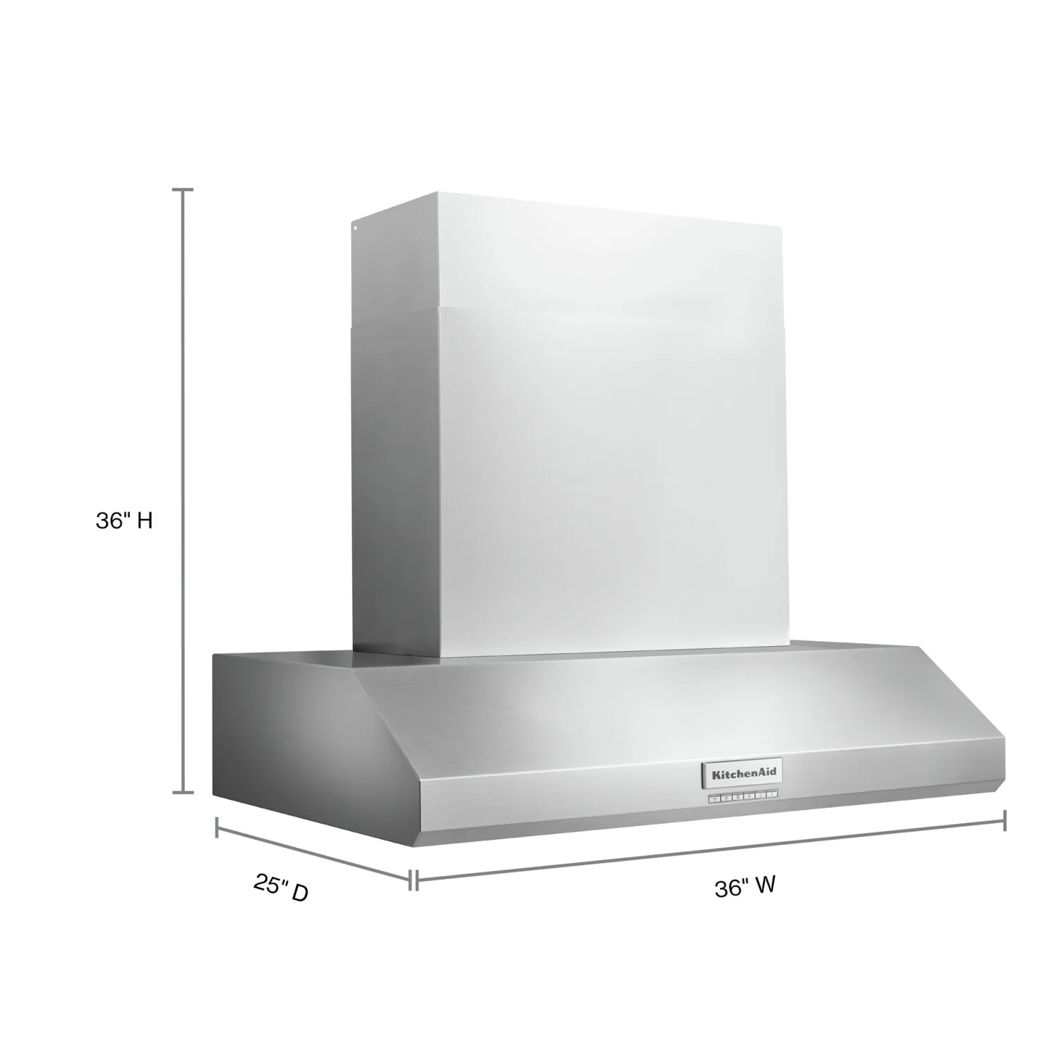 KitchenAid® 36" Commercial-Style Wall-Mount Canopy Range Hood - KVWC956KSS - Image 9