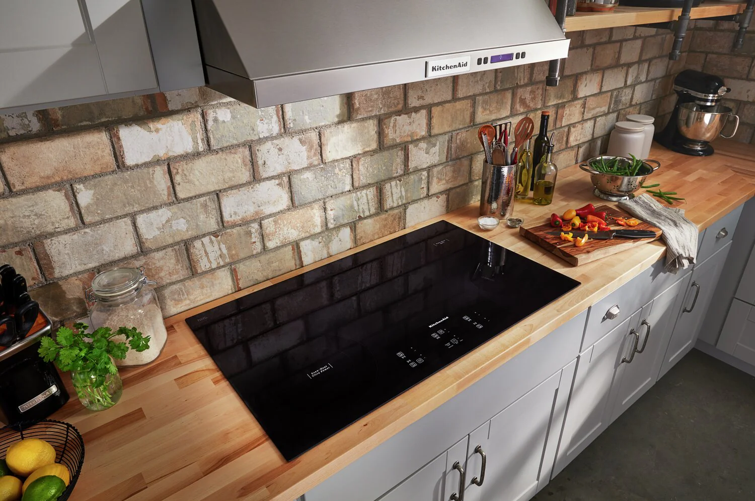 KitchenAid 36" Electric Cooktop with Touch-Activated Controls - KCES956KBL - Image 3