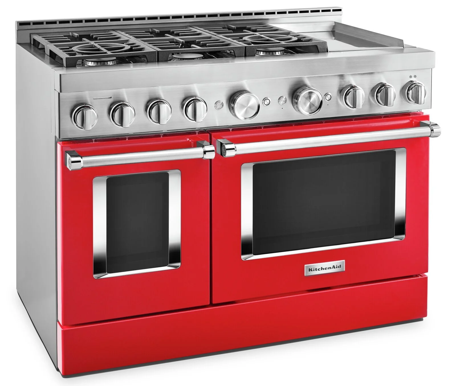 KitchenAid 48'' Smart Commercial-Style Gas Range with Griddle - KFGC558JPA - Image 2