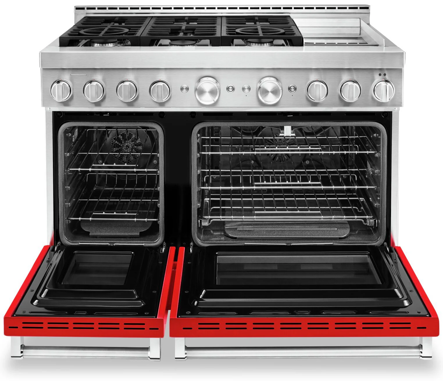 KitchenAid 48'' Smart Commercial-Style Gas Range with Griddle - KFGC558JPA - Image 3