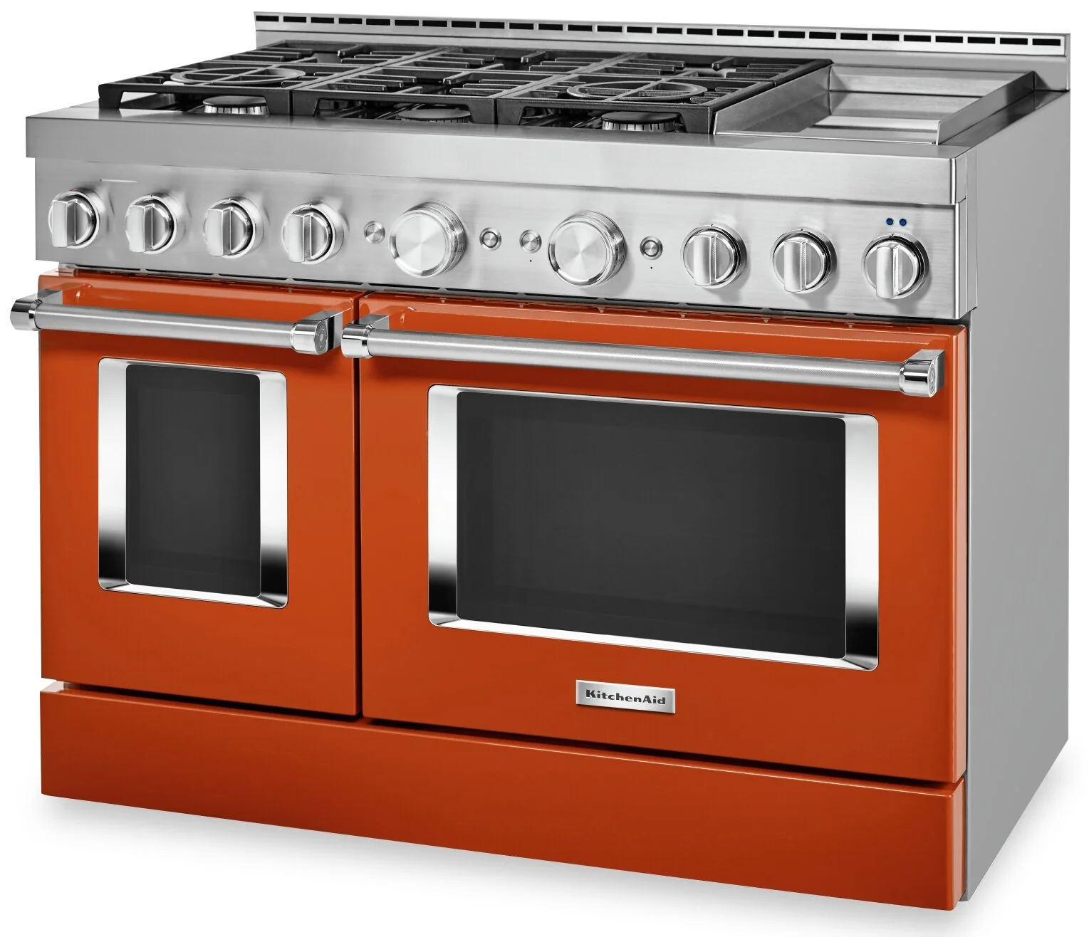 KitchenAid 48'' Smart Commercial-Style Gas Range with Griddle - KFGC558JSC - Image 3