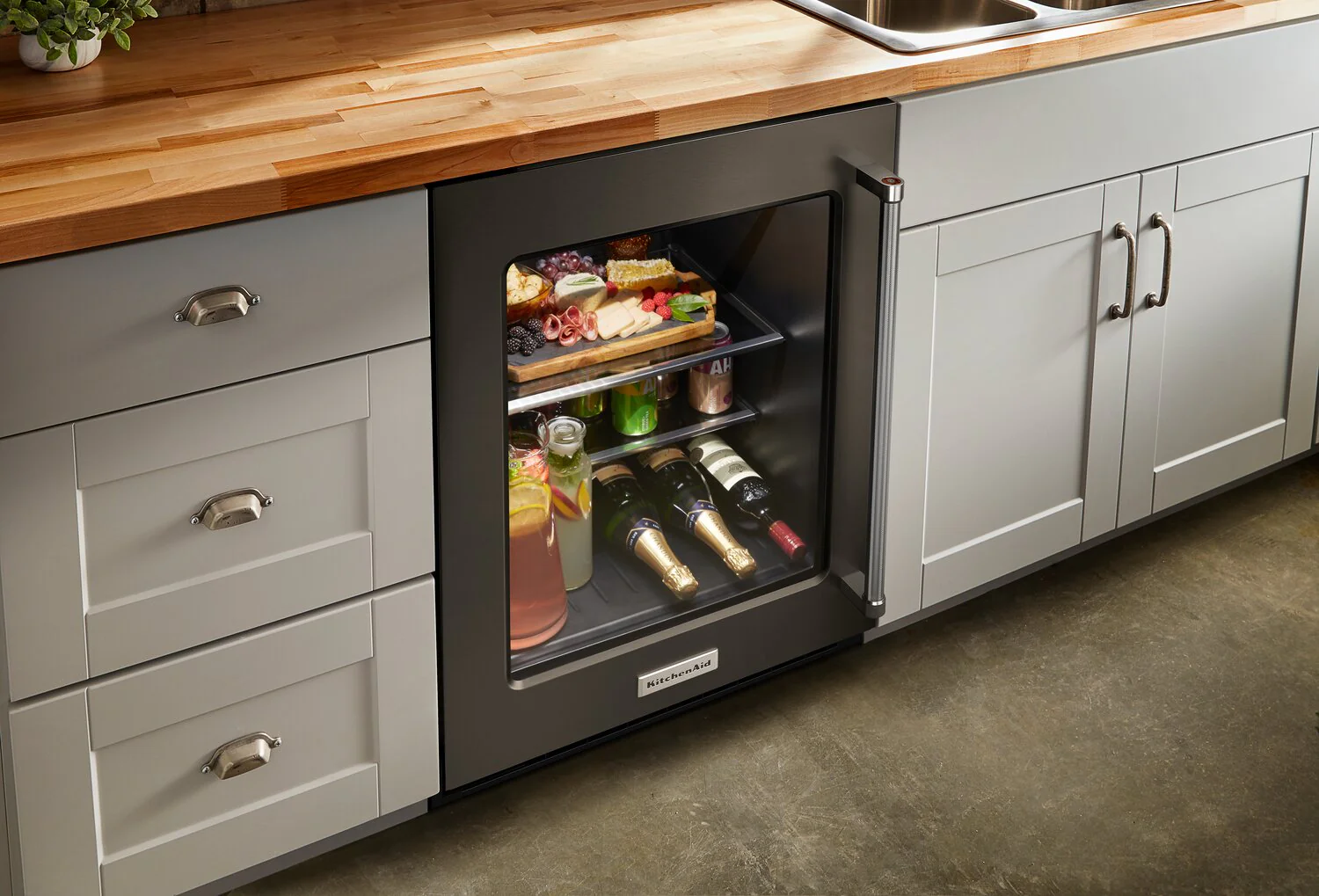KitchenAid 5.2 Cu. Ft. Left-Opening Under-Counter Refrigerator - KURL314KBS - Image 8