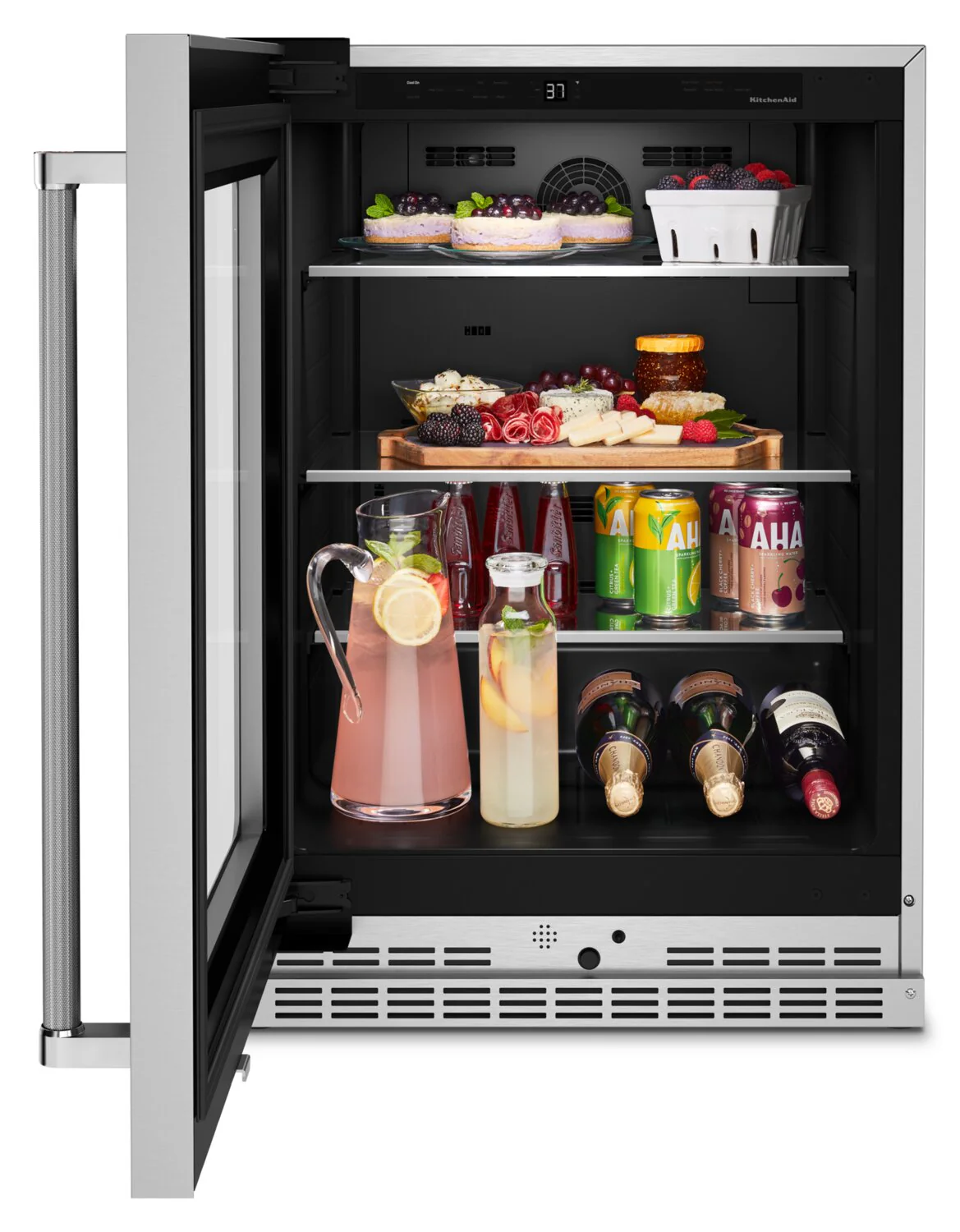 KitchenAid 5.2 Cu. Ft. Left-Opening Under-Counter Refrigerator - KURL314KSS - Image 4