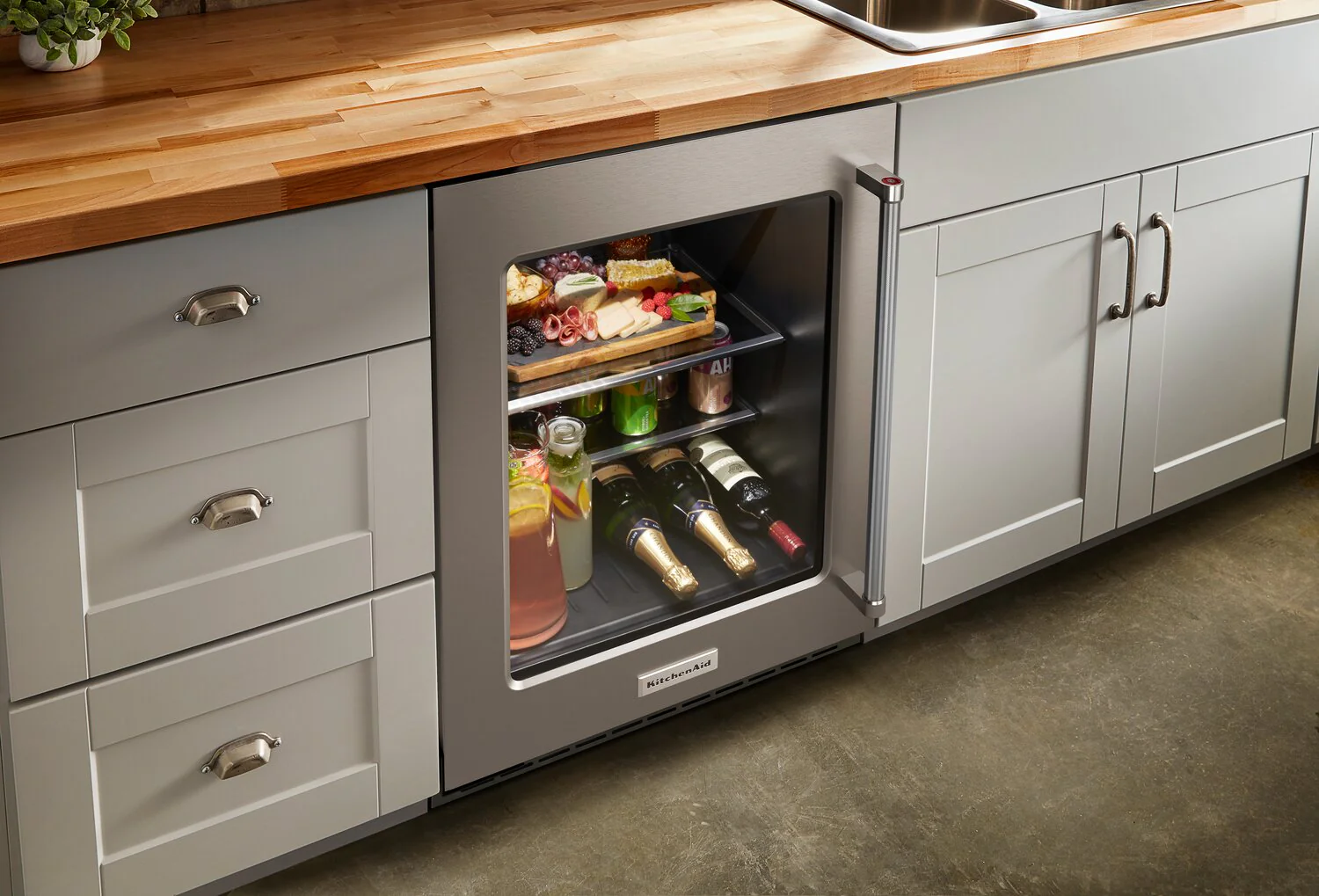 KitchenAid 5.2 Cu. Ft. Left-Opening Under-Counter Refrigerator - KURL314KSS - Image 7