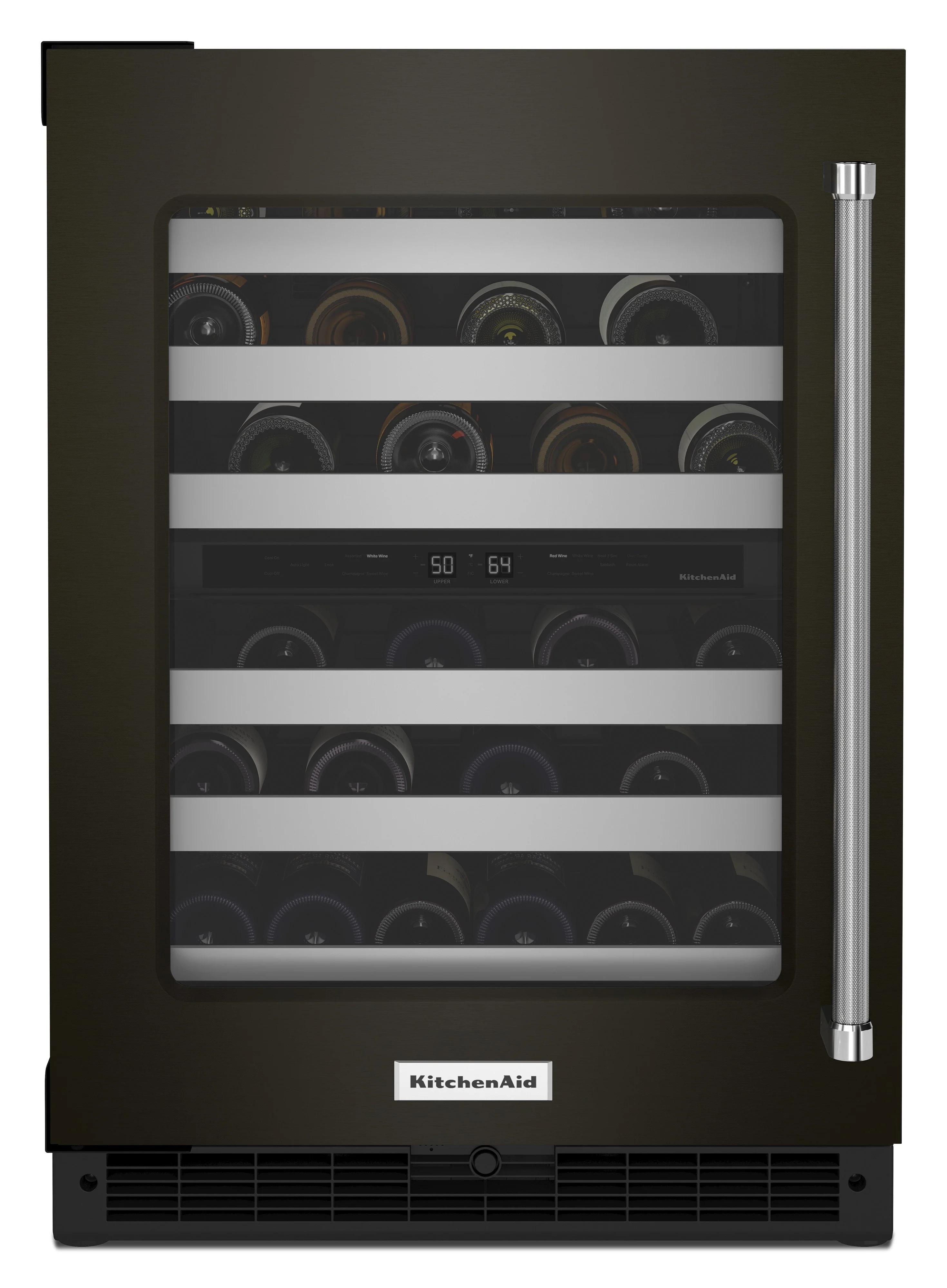 KitchenAid 5 Cu. Ft. 46-Bottle Wine Cellar with Left-Swing Door - KUWL314KBS - Image 4