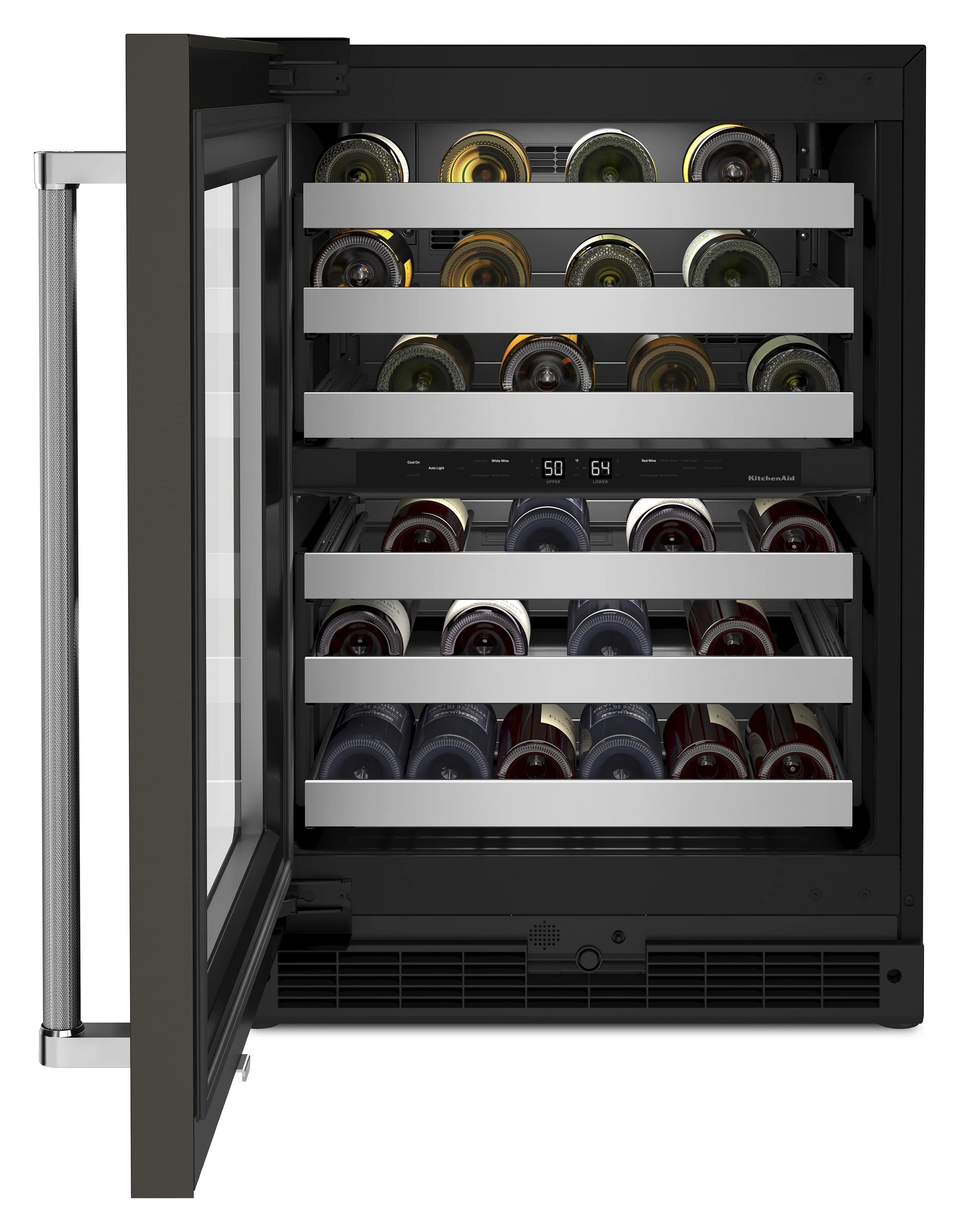 KitchenAid 5 Cu. Ft. 46-Bottle Wine Cellar with Left-Swing Door - KUWL314KBS - Image 5