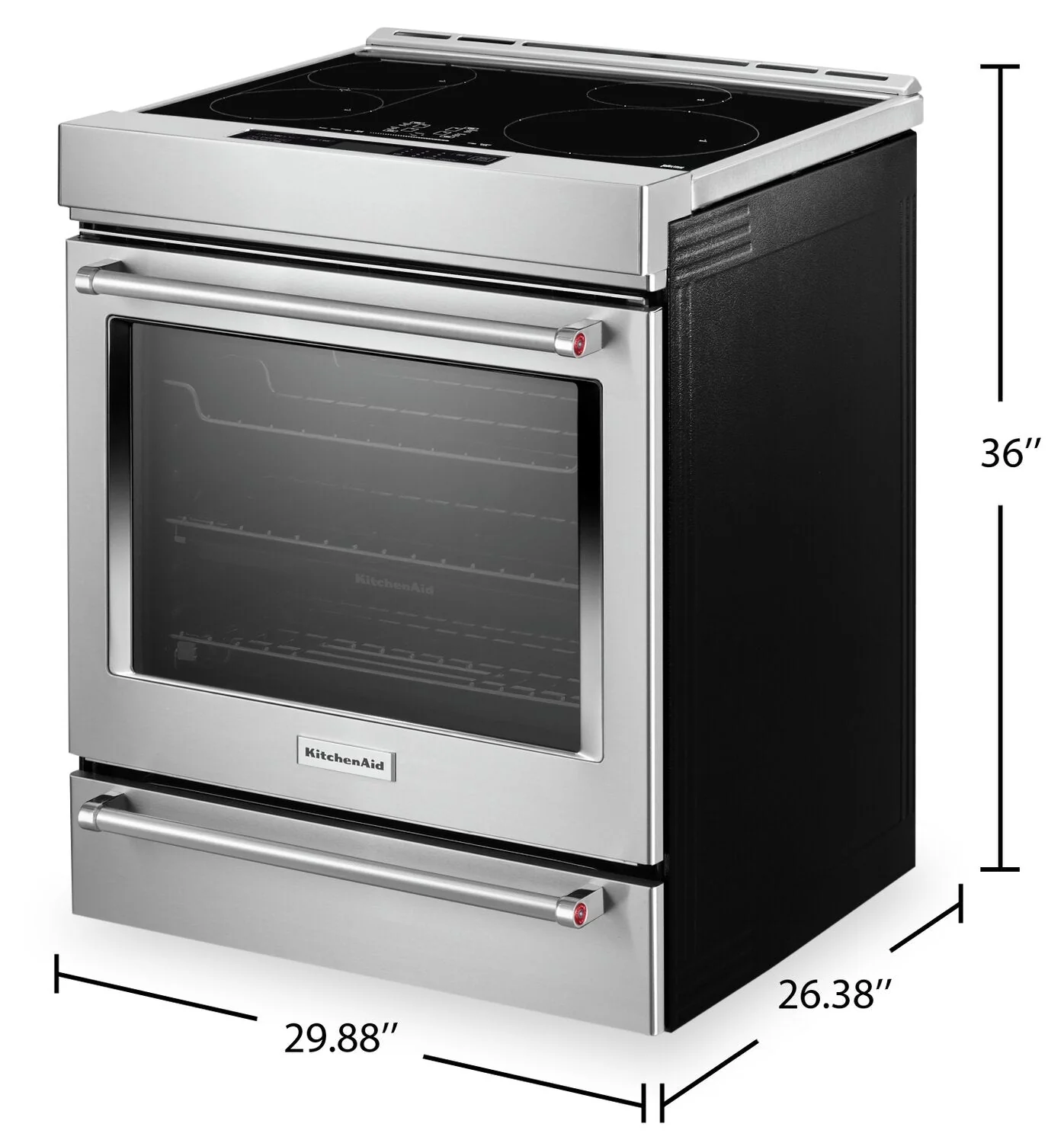 KitchenAid 6.4 Cu. Ft. Induction Range with Convection and Air Fry - KSIS730PSS - Image 9