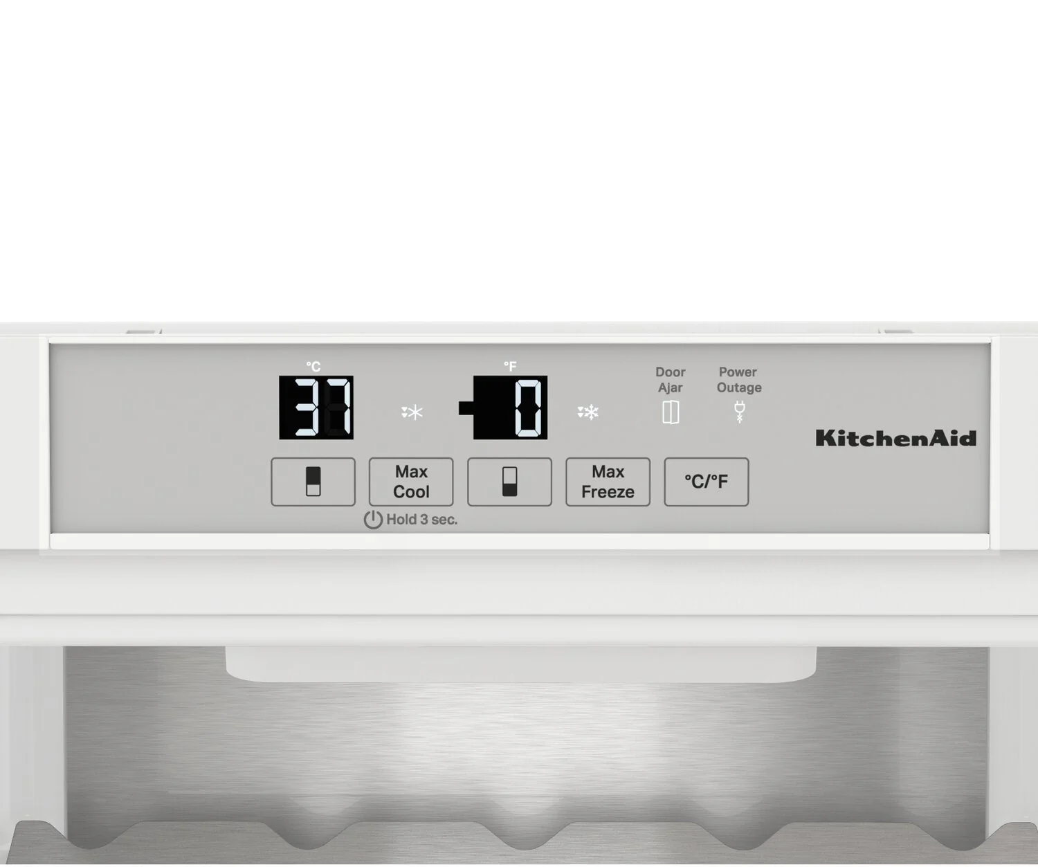 KitchenAid 8.84 Cu. Ft. Built-In Panel-Ready Refrigerator - KBBX102MPA - Image 4