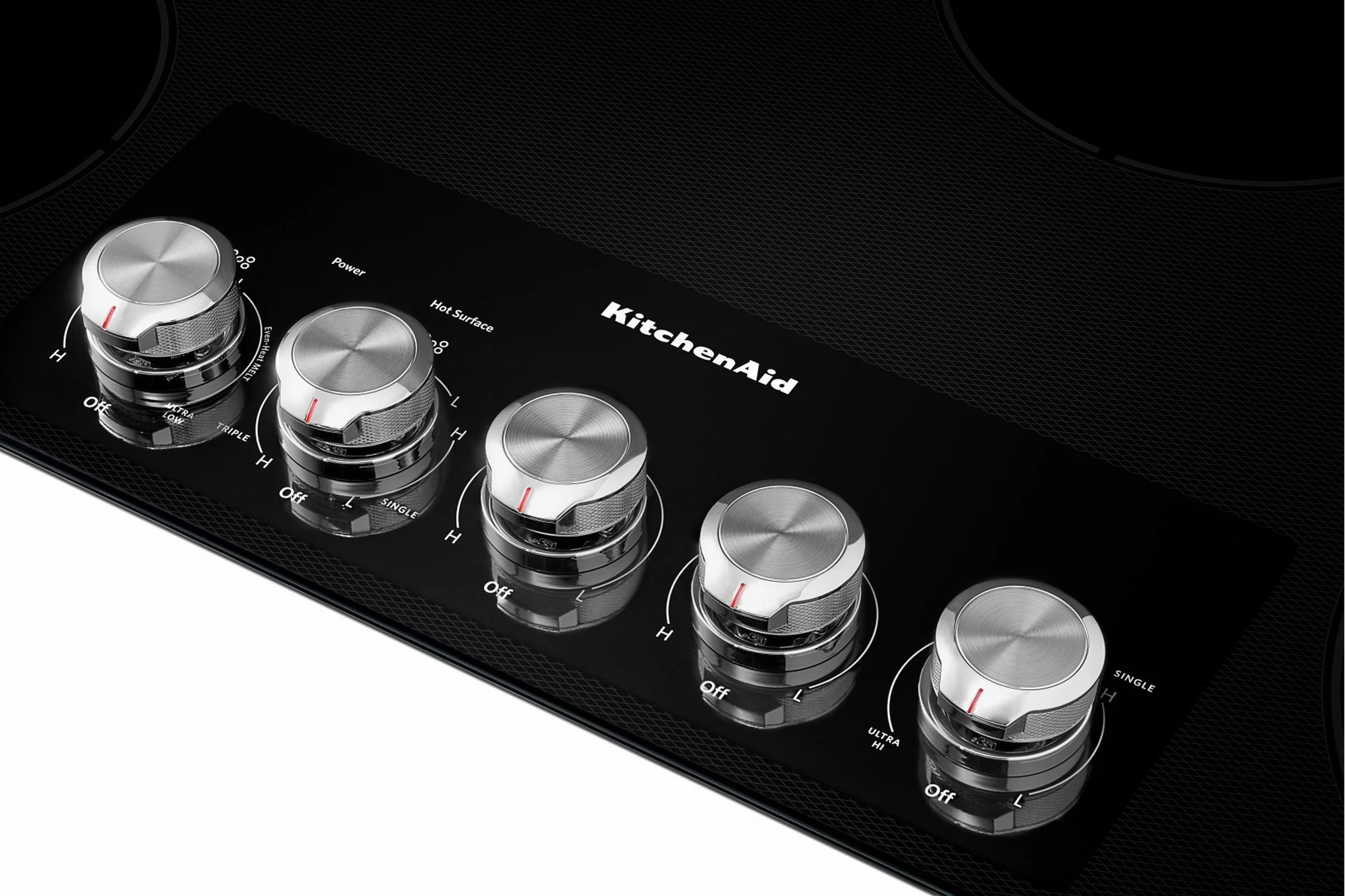 KitchenAid Black 36" Electric Cooktop - KCES556HBL - Image 2
