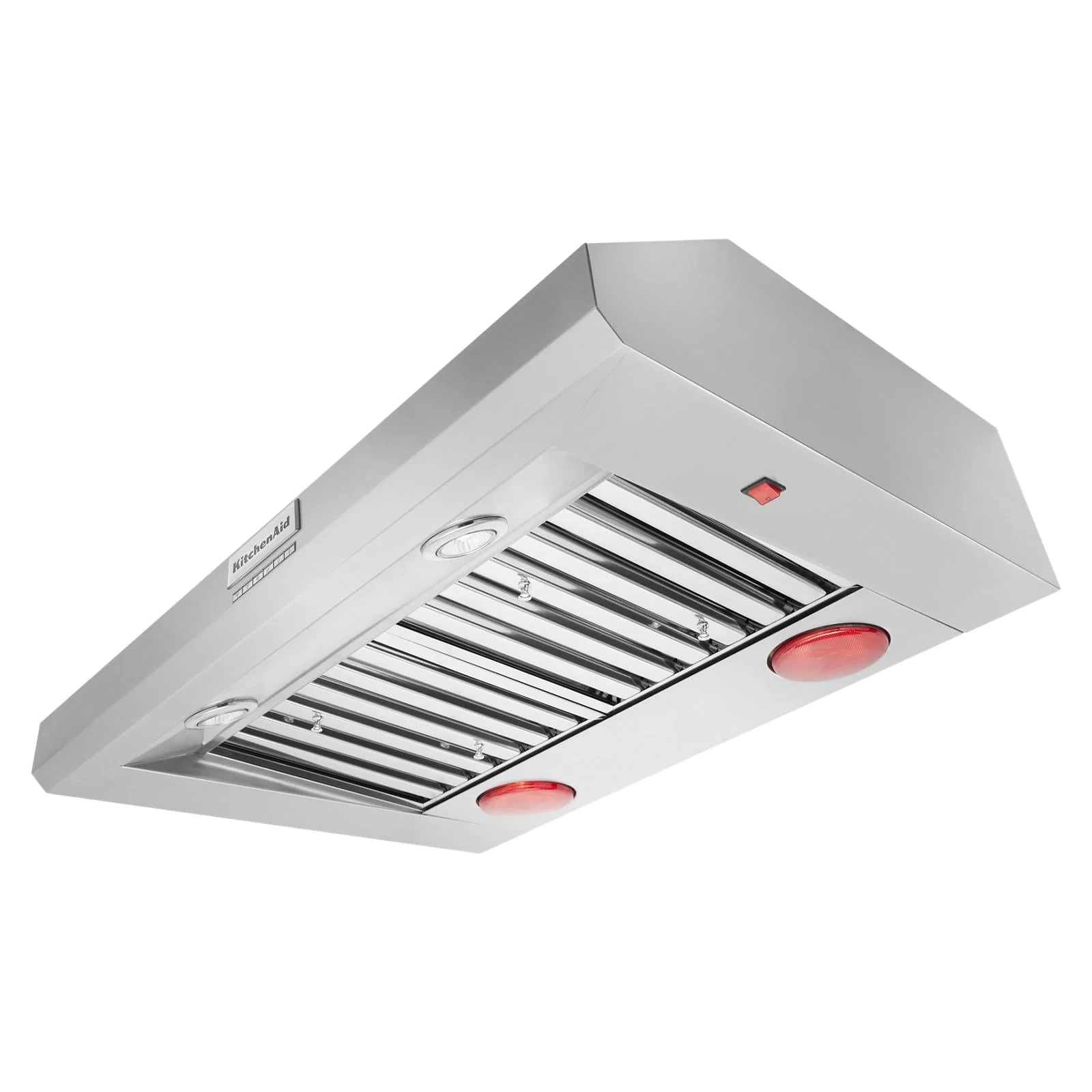 KitchenAid Stainless Steel 36" Commercial-Style Wall-Mount Canopy Range Hood - KVWC956KSS - Image 2