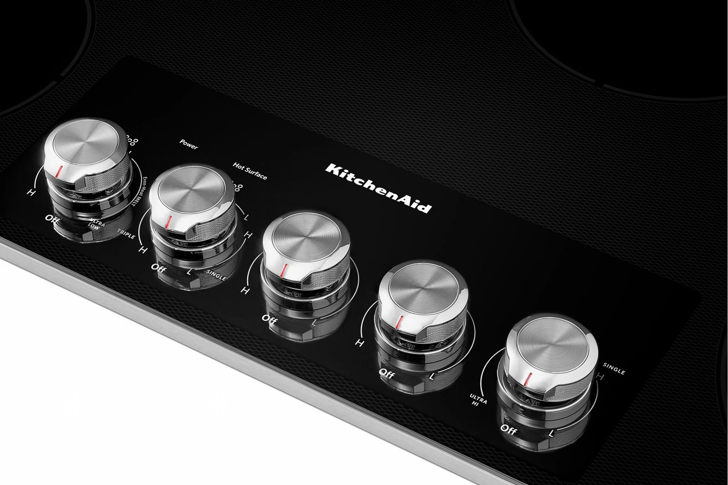 KitchenAid Stainless Steel 36" Electric Cooktop - KCES556HSS - Image 2