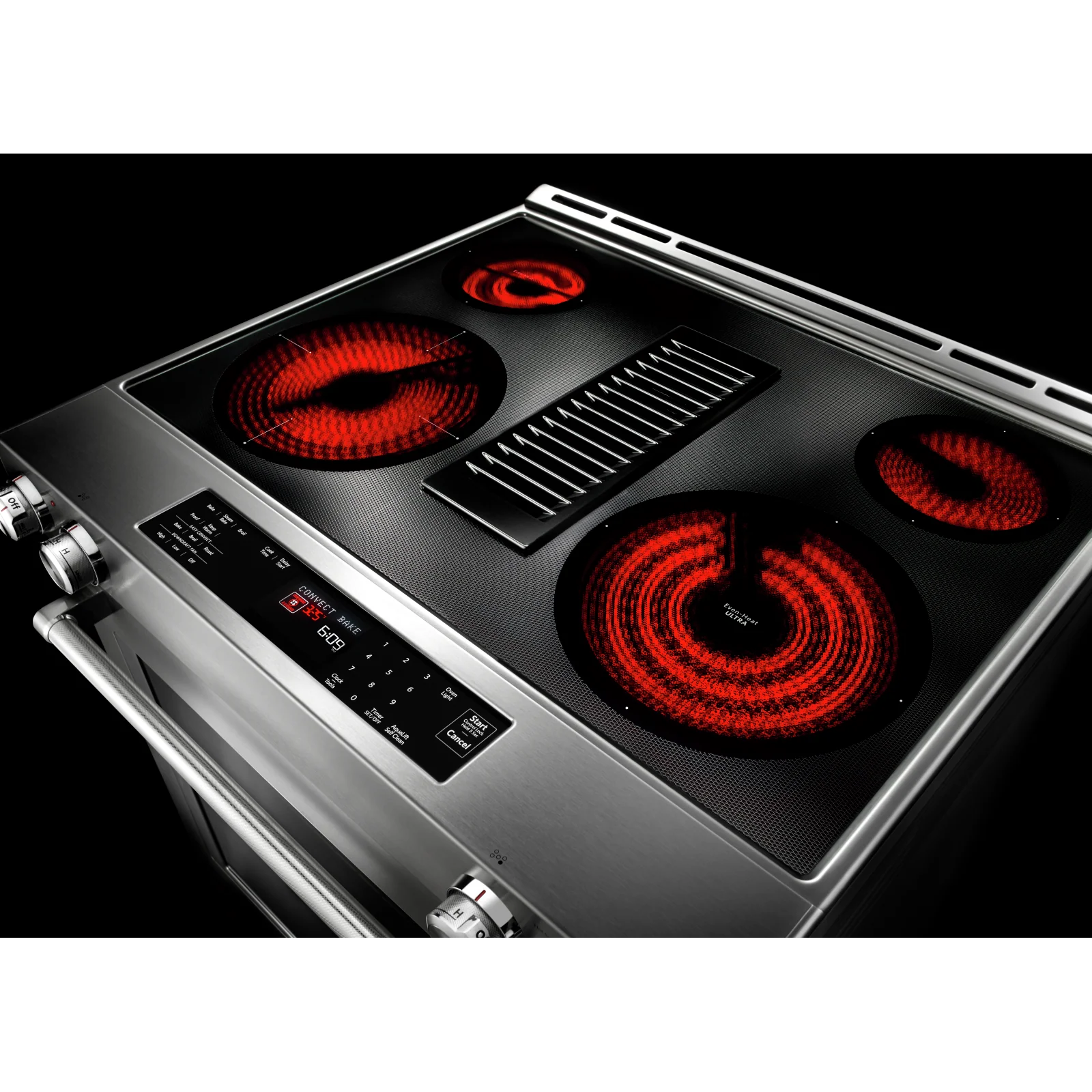 KitchenAid Stainless Steel Slide-In Electric Convection Range (6.4 Cu. Ft.) - KSEG950ESS - Image 4