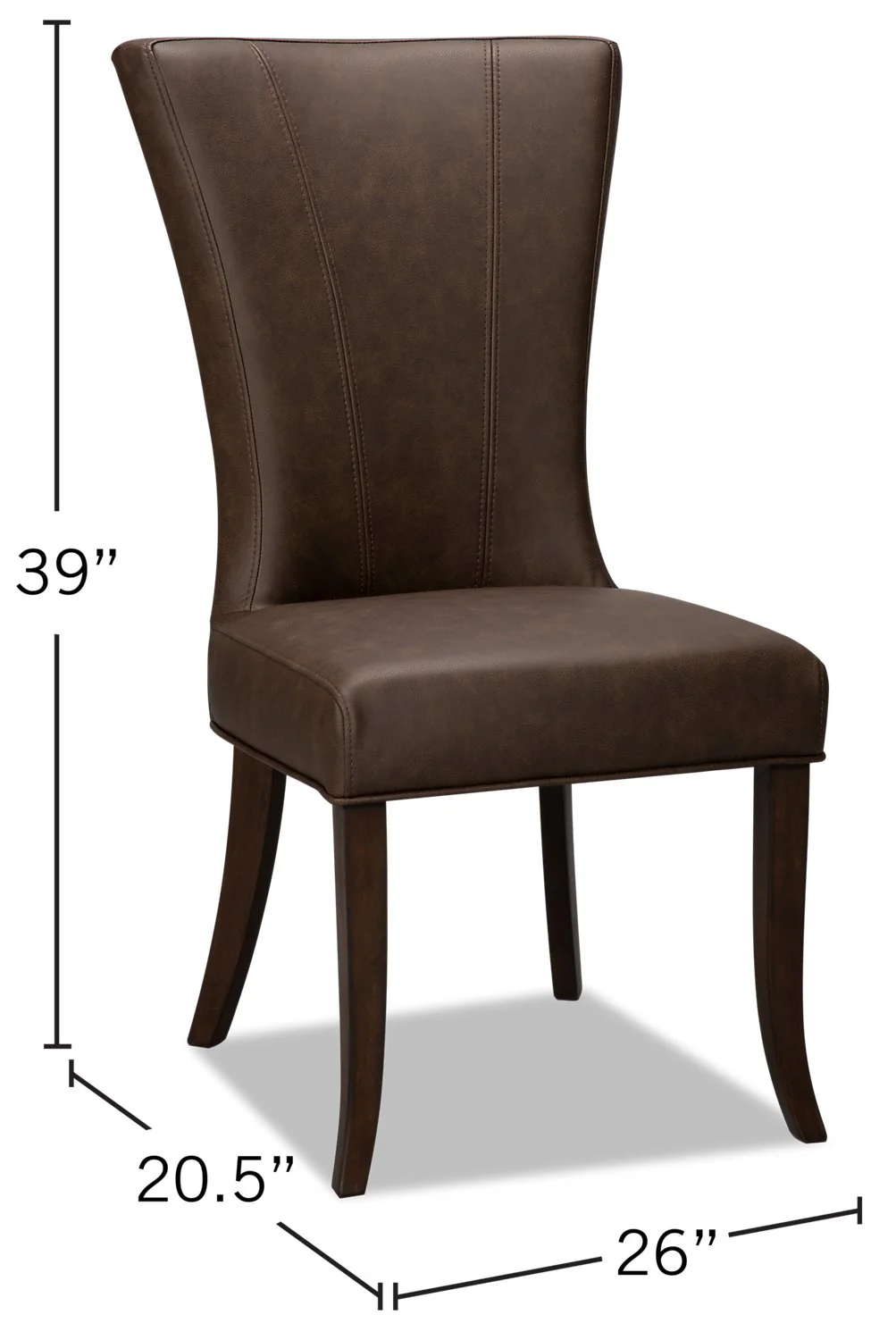 Kiyoko Dining Chair - Brown - Image 8