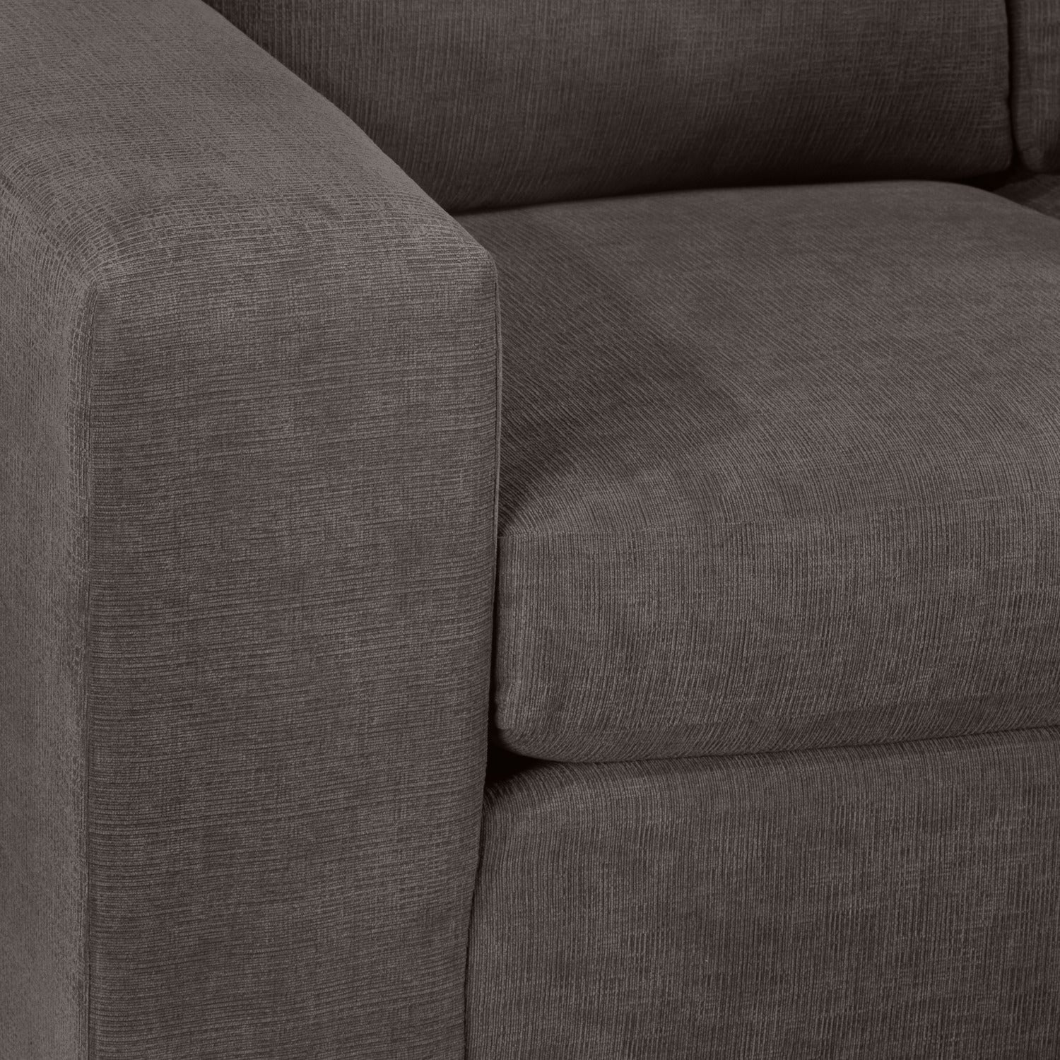 Knox Chaise Sofa - Grey - Image 7