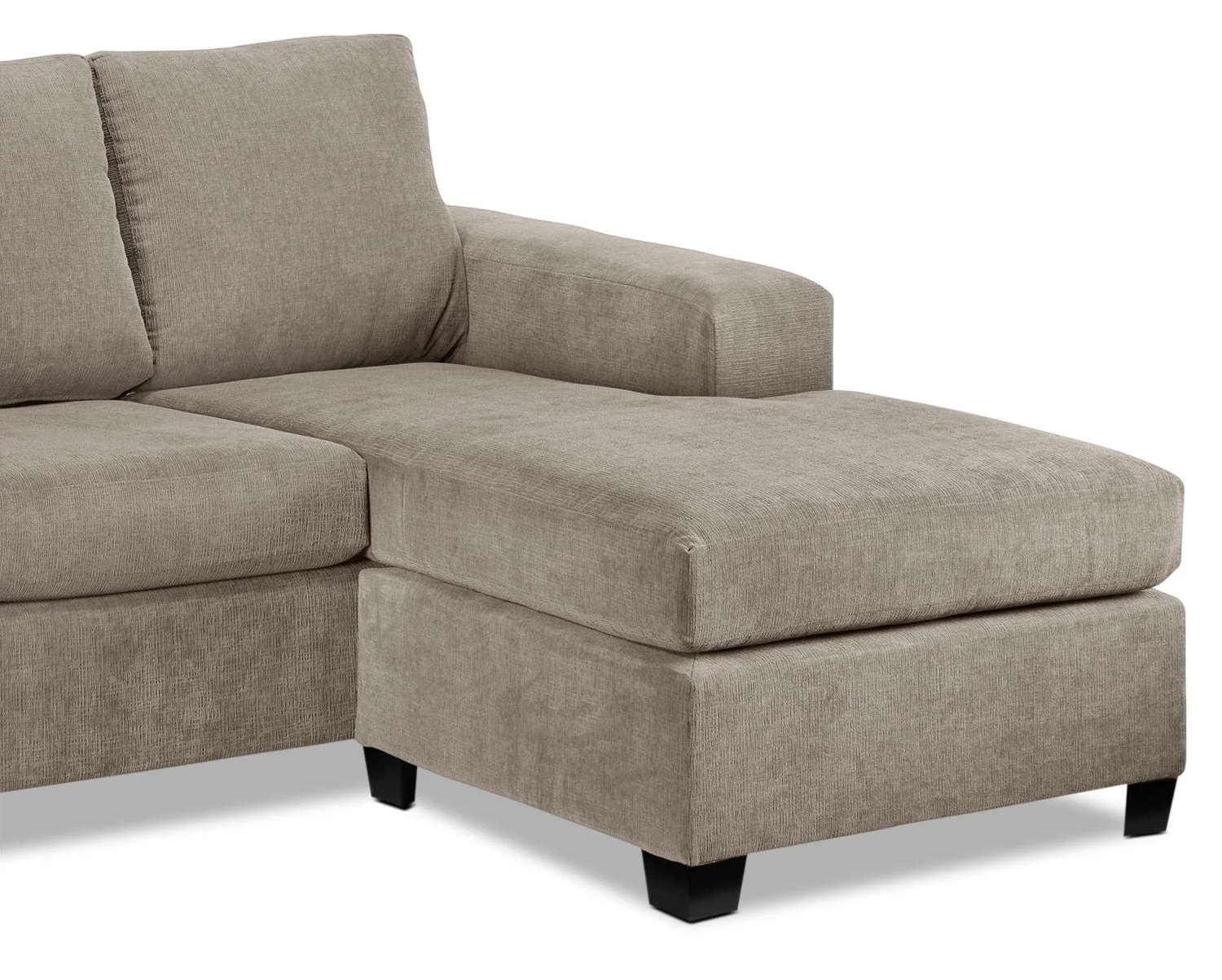 Knox Chaise Sofa - Pewter - Image 3