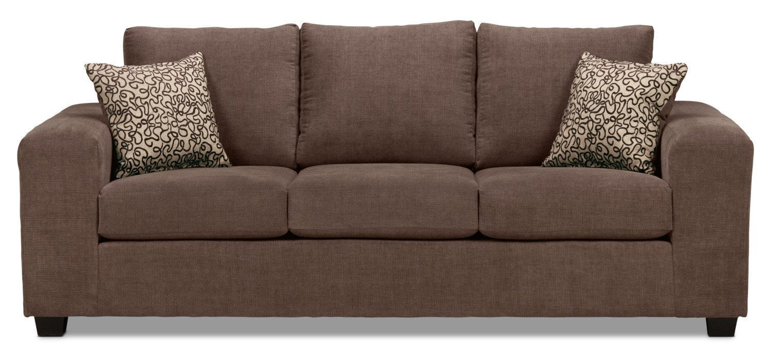 Knox Sofa, Loveseat and Chair Set - Light Brown - Image 2