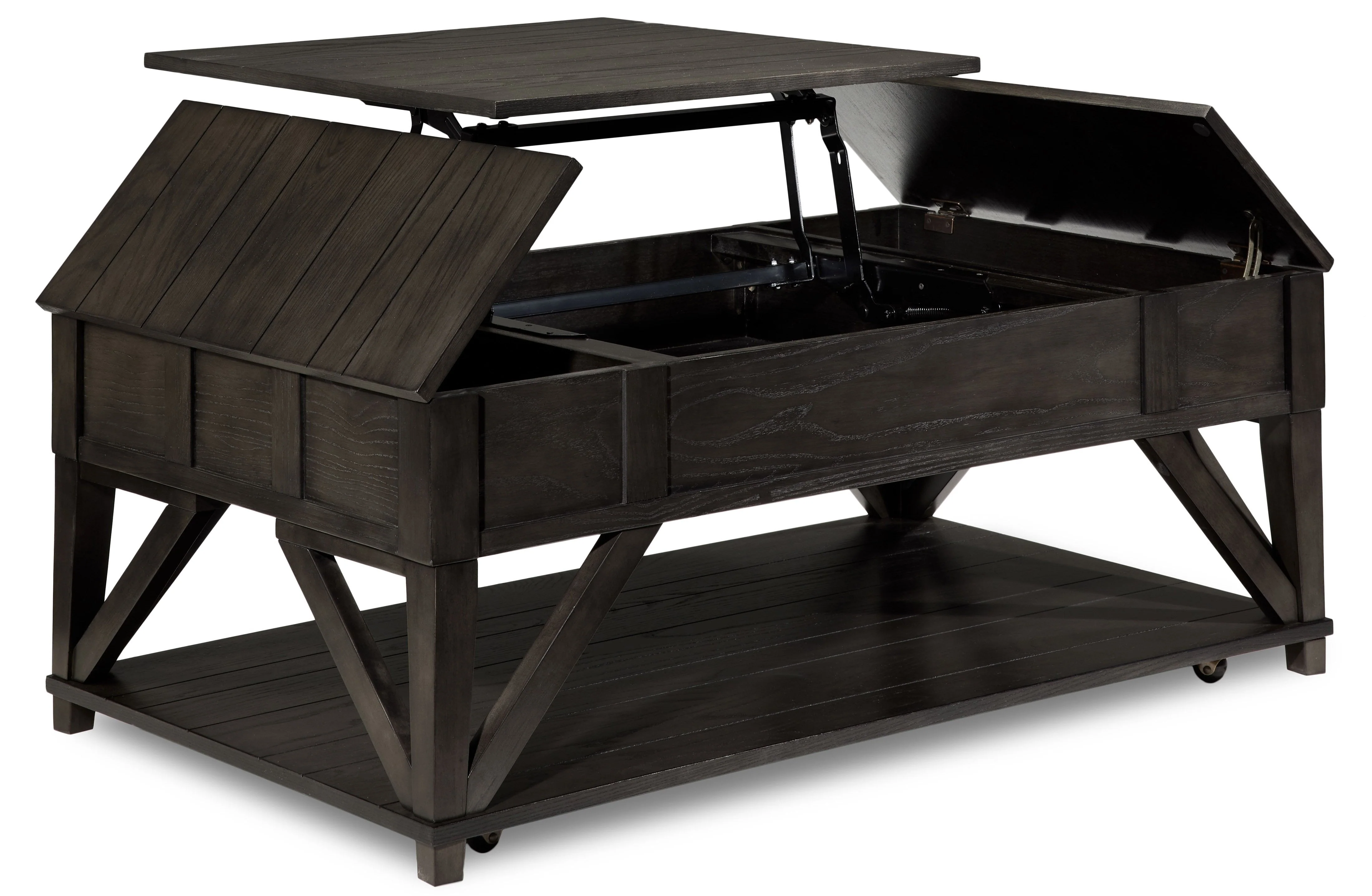 Laken Lift-Top Coffee Table - African Grey - Image 2