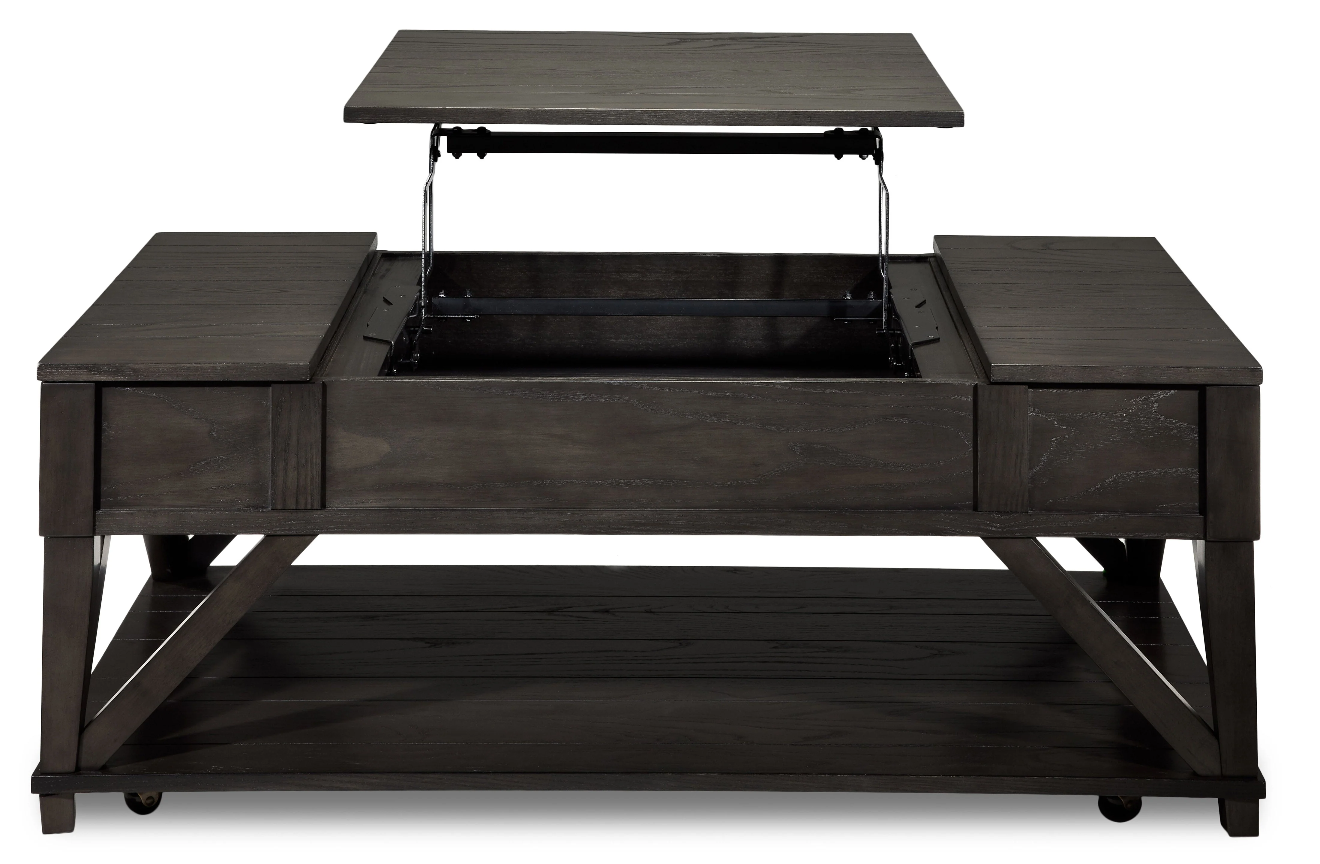 Laken Lift-Top Coffee Table - African Grey - Image 4