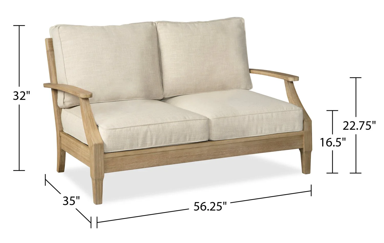 Layton Patio Loveseat - Image 9