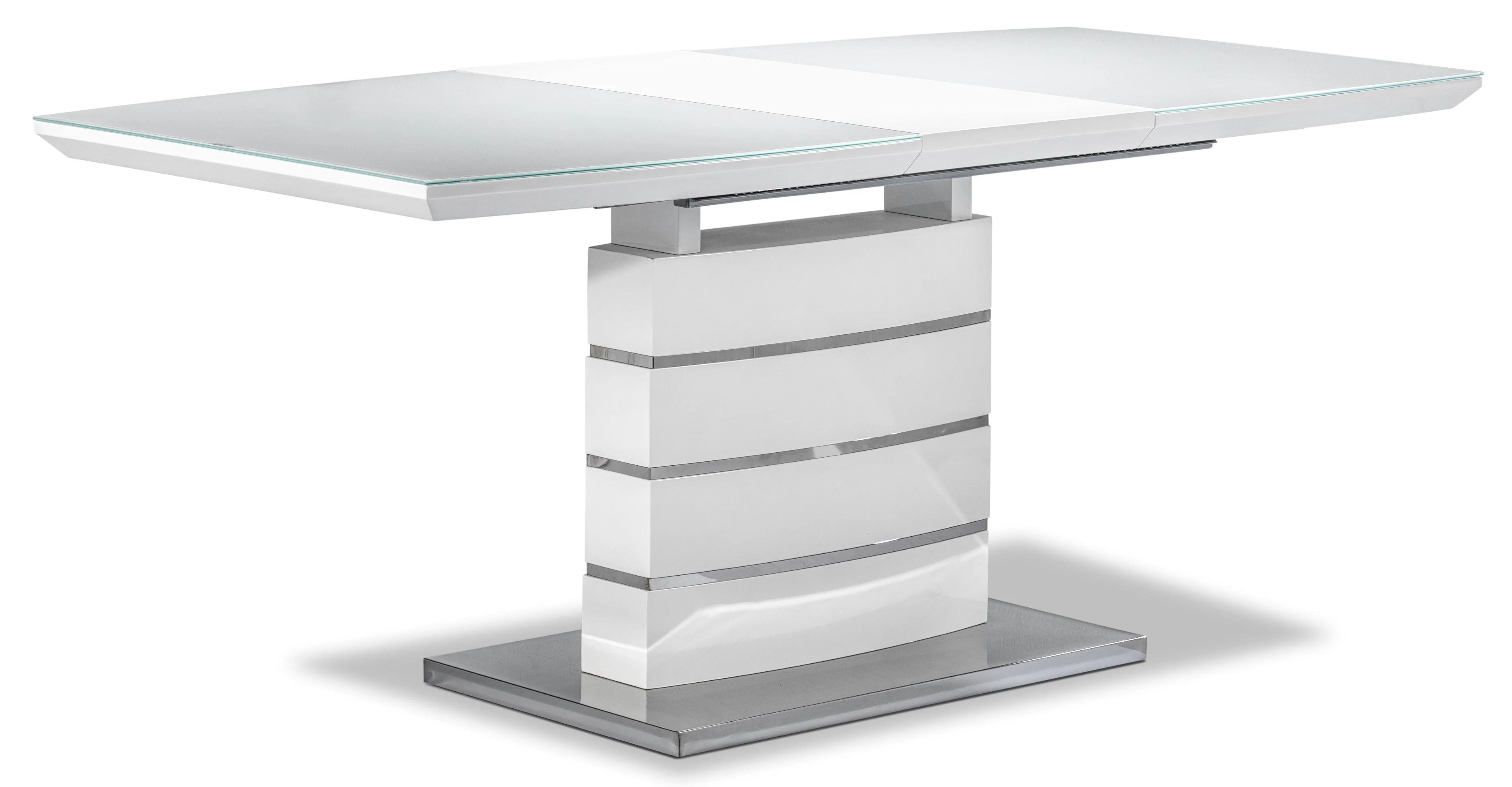 Leoorin 7-Piece Dinette Set - White and Dark Grey - Image 3