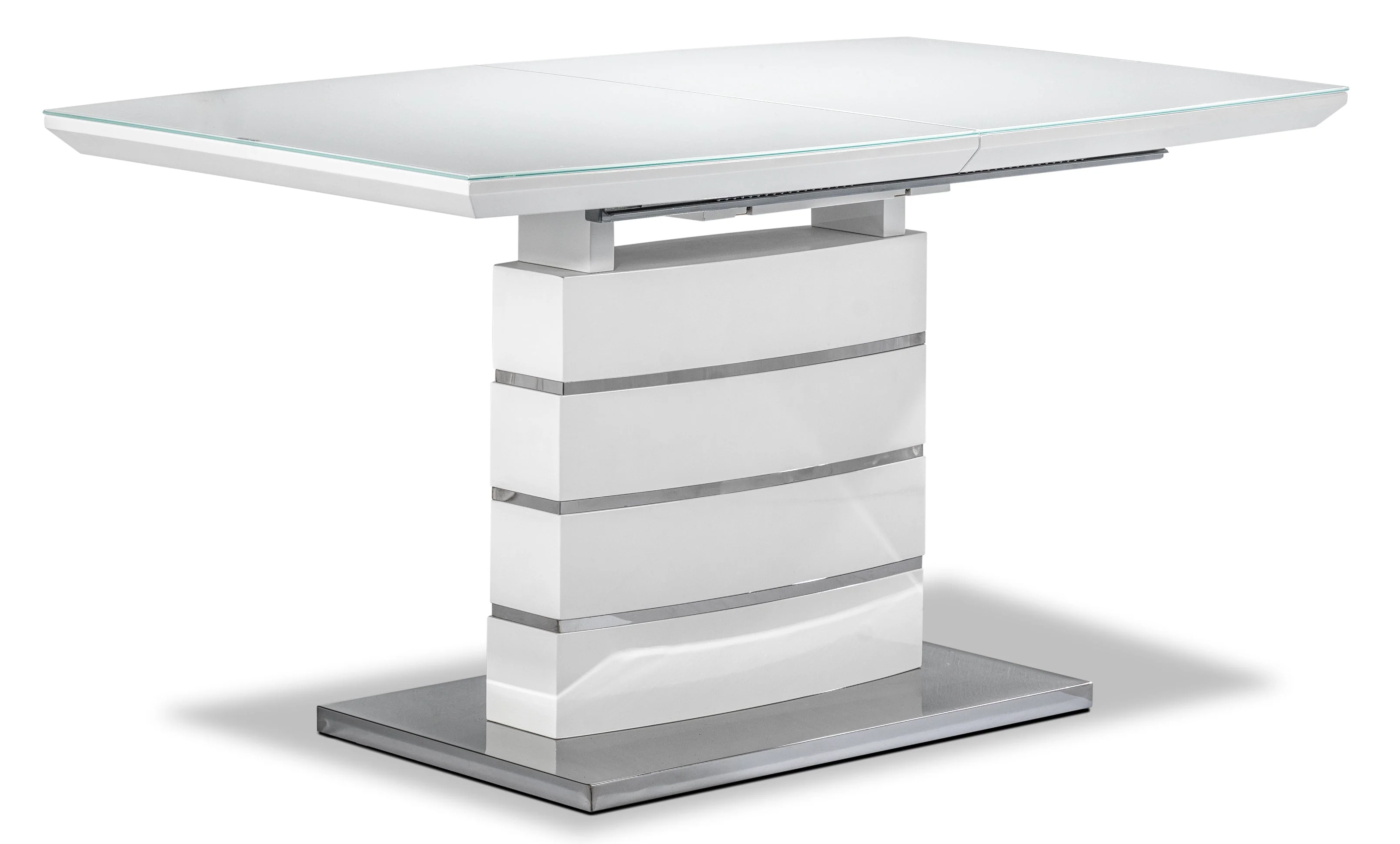 Leoorin 7-Piece Dinette Set - White and Dark Grey - Image 4