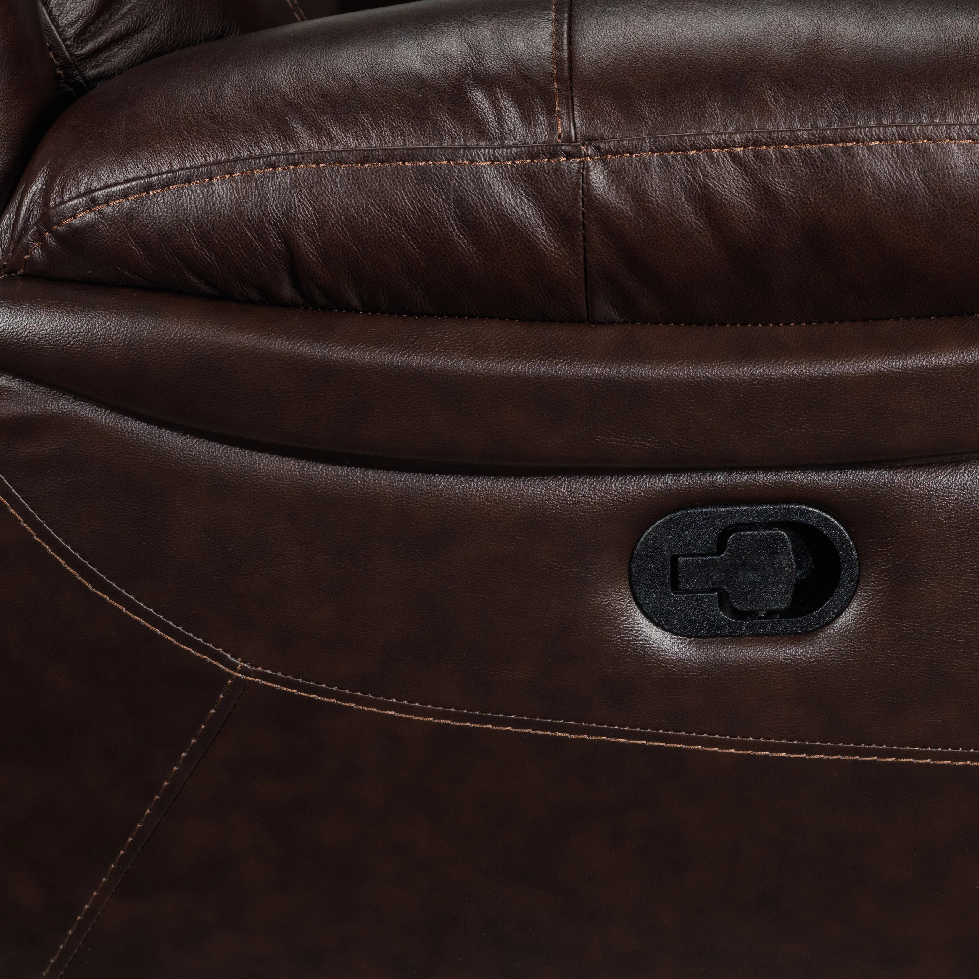 Leighland Reclining Sofa and Recliner Set - Brown - Image 5