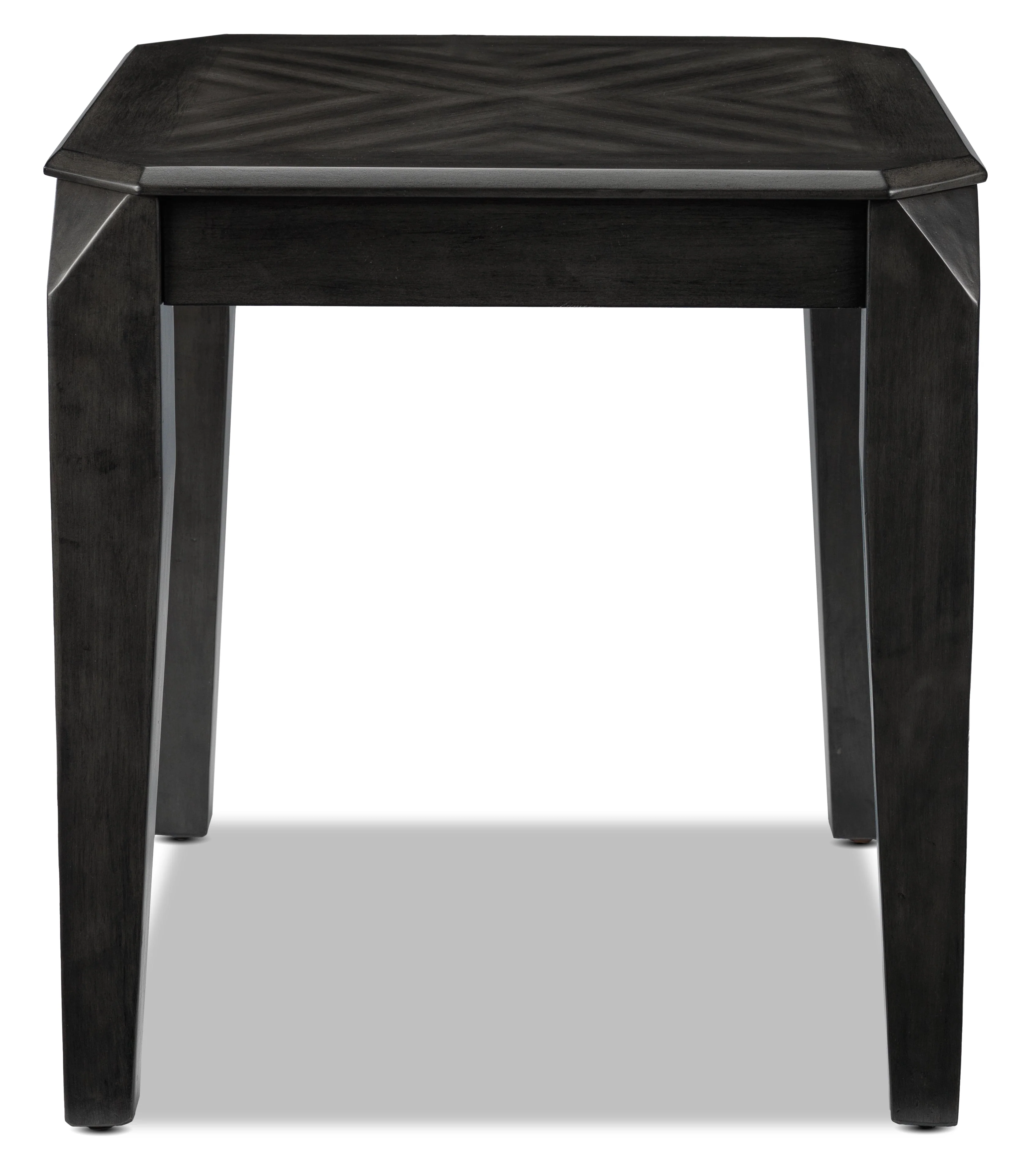Levin End Table - Dark Grey - Image 2