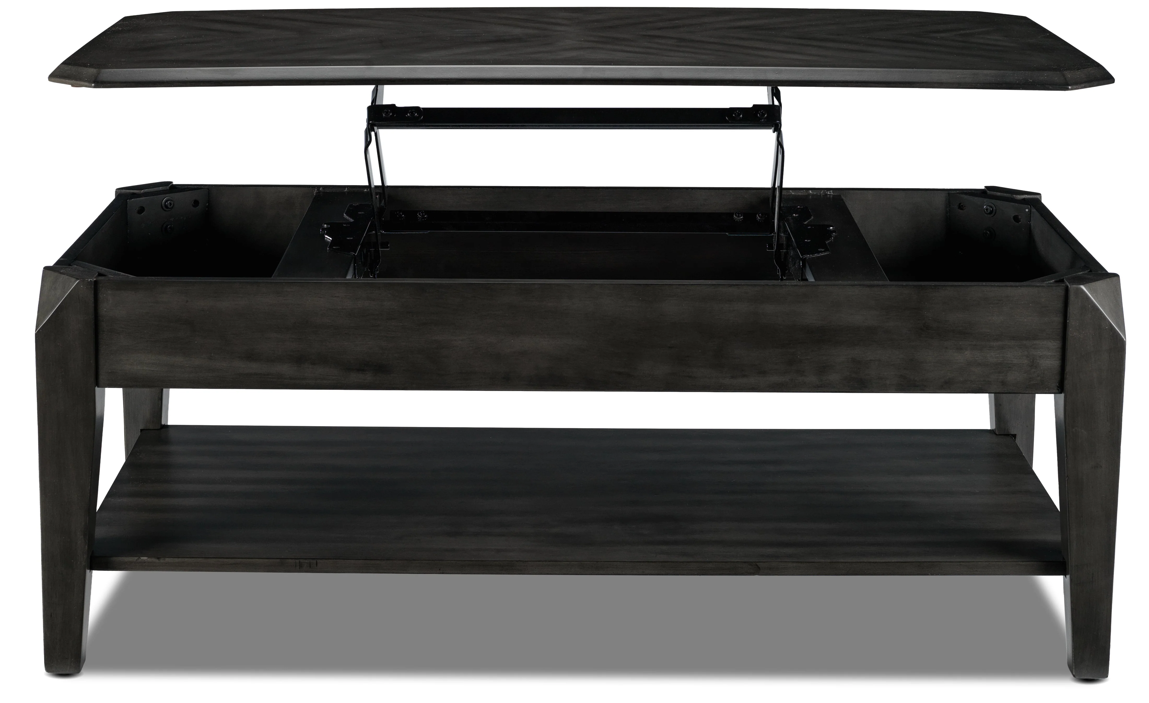 Levin Lift-Top Coffee Table - Dark Grey - Image 4