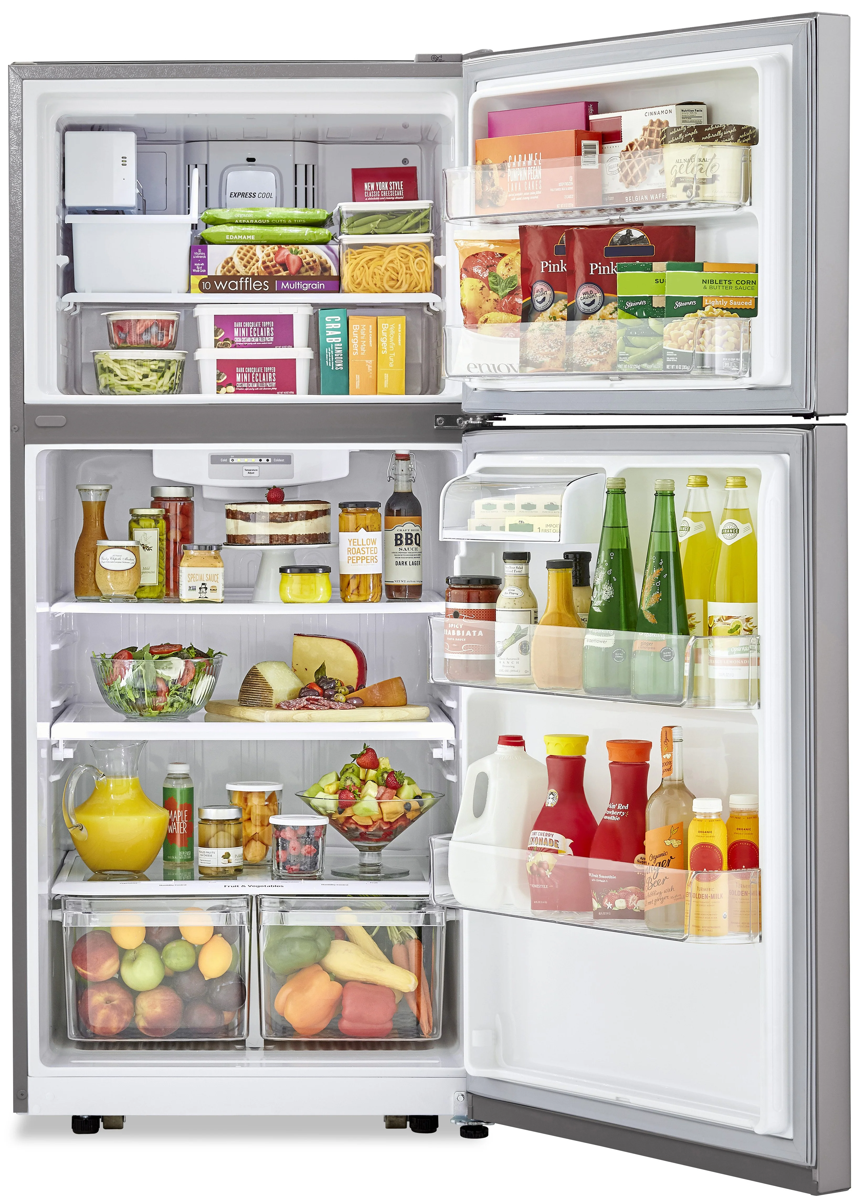 LG 20 Cu. Ft. Top-Freezer Refrigerator - LTCS20020S - Image 5