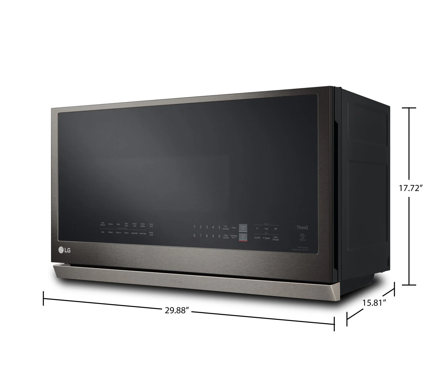 LG 2.1 Cu. Ft. Smart Over-the-Range Microwave with ExtendaVent™ - MVEL2137D - Image 8