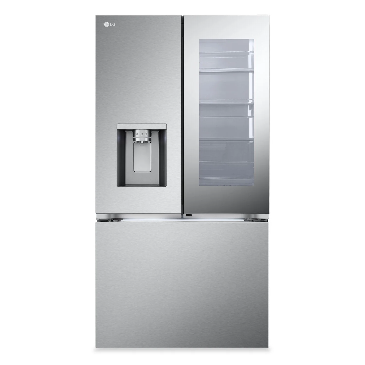 LG 26 Cu. Ft. Smart InstaView® Counter-Depth MAX™ Refrigerator - LRYKC2606S - Image 3