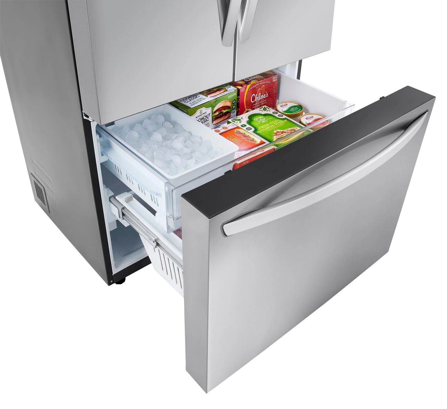 LG 26.5 Cu. Ft. Counter-Depth French-Door Refrigerator - LRFLC2706S - Image 10