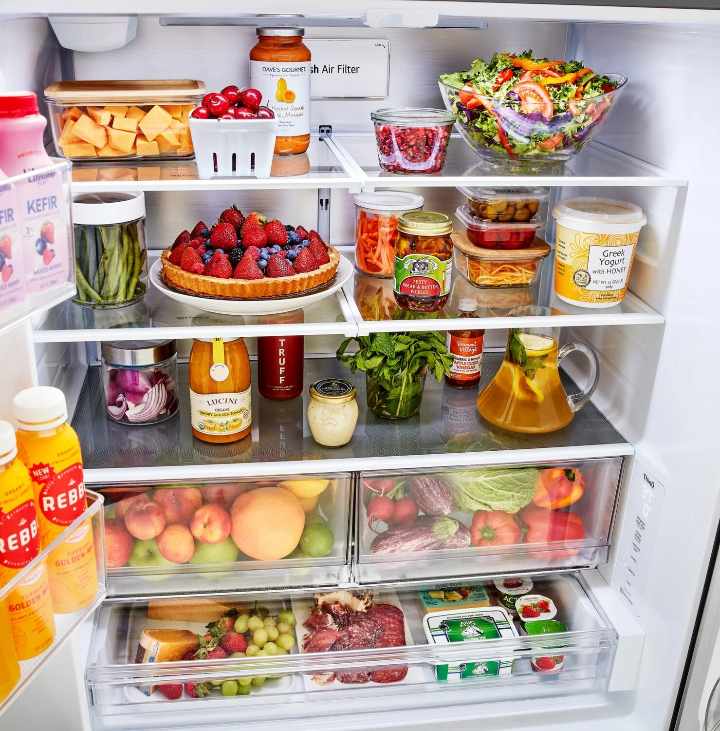 LG 26.5 Cu. Ft. Counter-Depth French-Door Refrigerator - LRFLC2706S - Image 9
