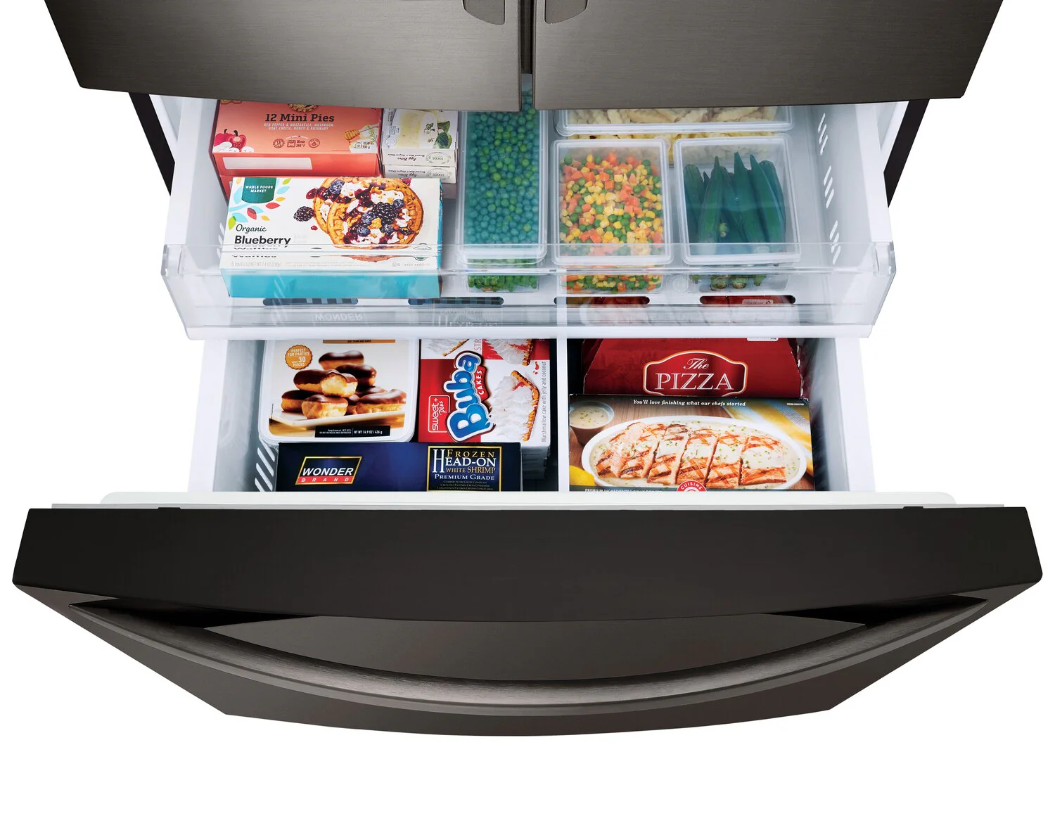 LG 28 Cu. Ft. French-Door Refrigerator with ThinQ® Technology - LRFS28XBD - Image 12