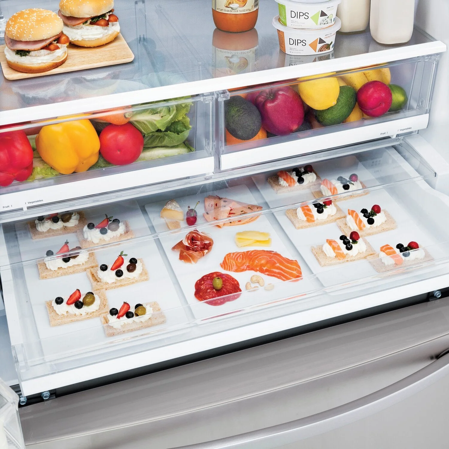 LG 28 Cu. Ft. French-Door Refrigerator with ThinQ® Technology - LRFS28XBS - Image 11