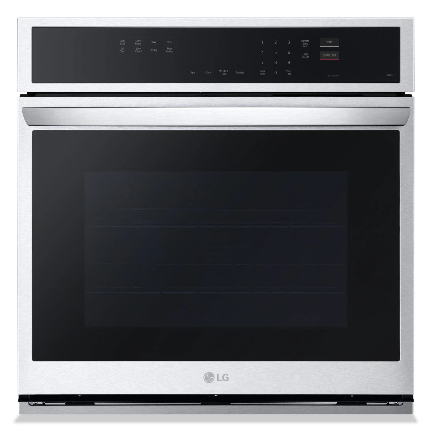 LG 4.7 Cu. Ft. Smart Single Wall Oven with Air Fry - WSEP4723F - Image 2